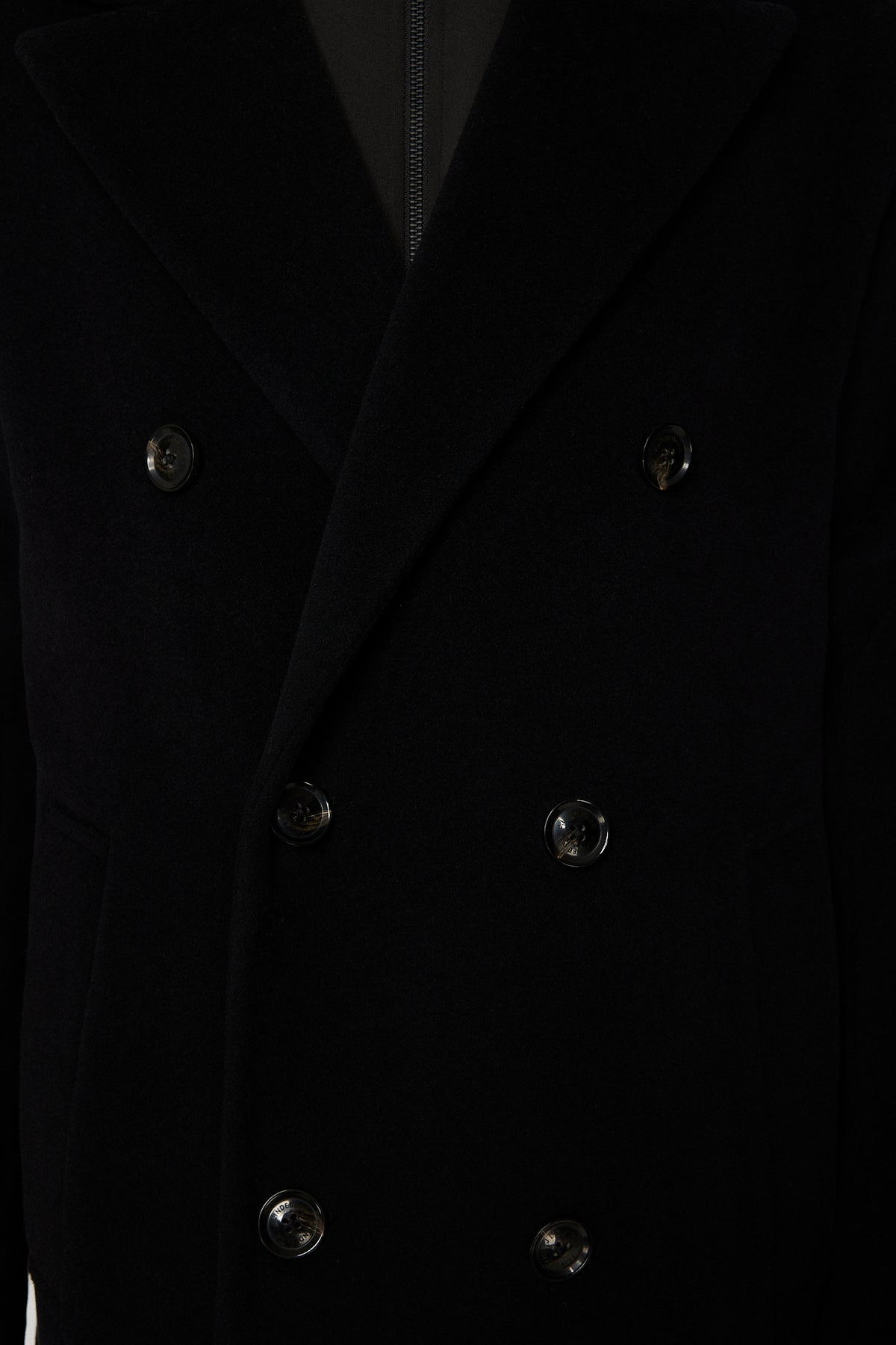 Willy Wool Coat in Black by J.Lindeberg