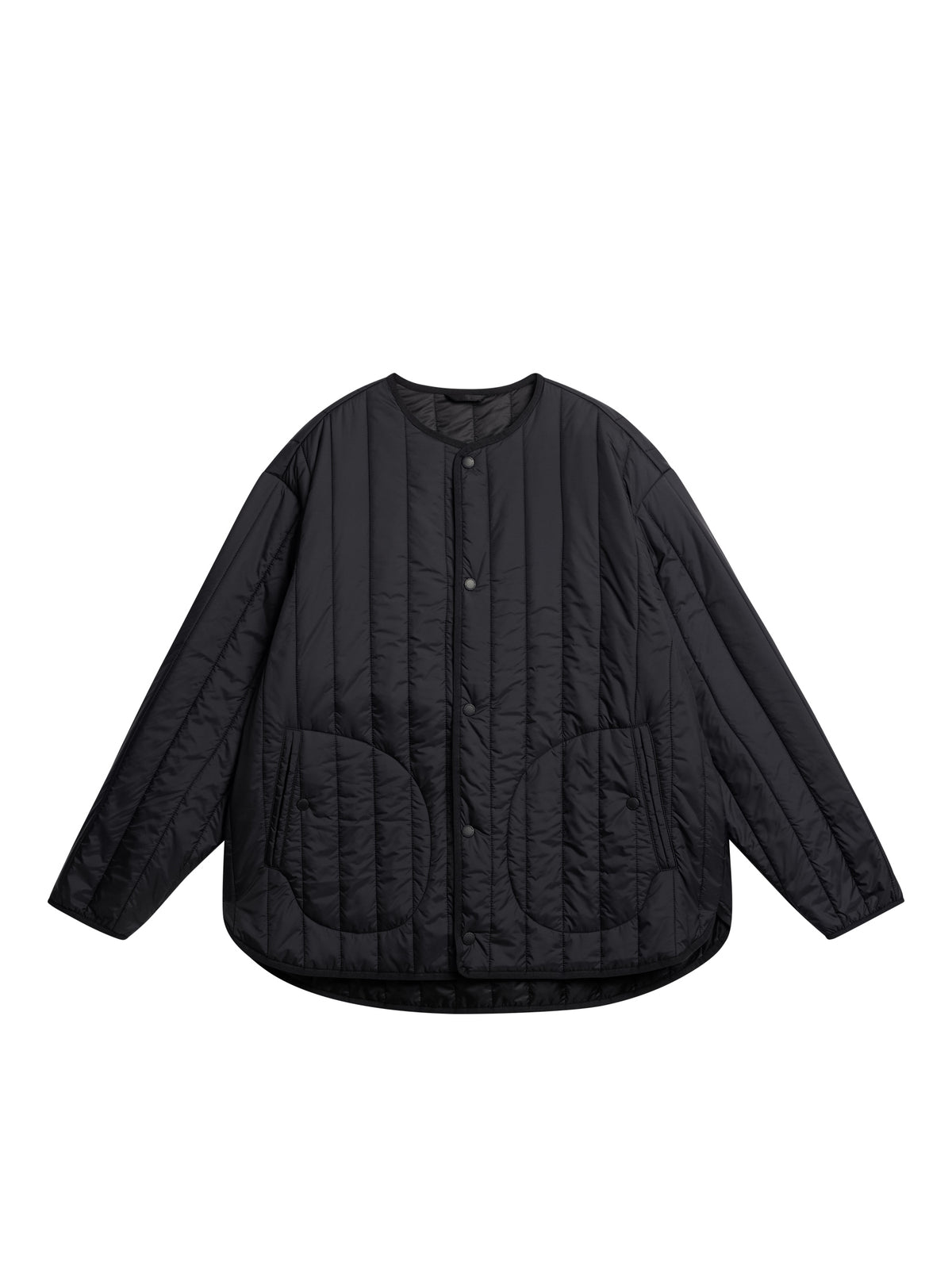 Khaza Quilted Jacket in Black by J.Lindeberg