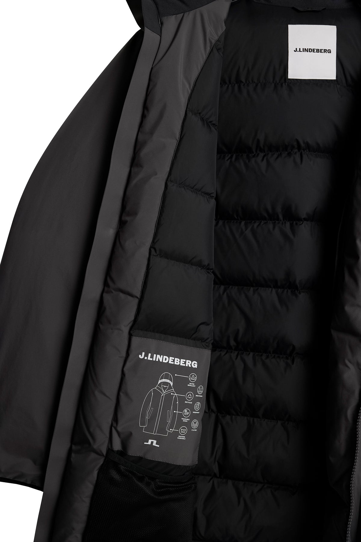 Alon 3L Down Parka in Asphalt by J.Lindeberg