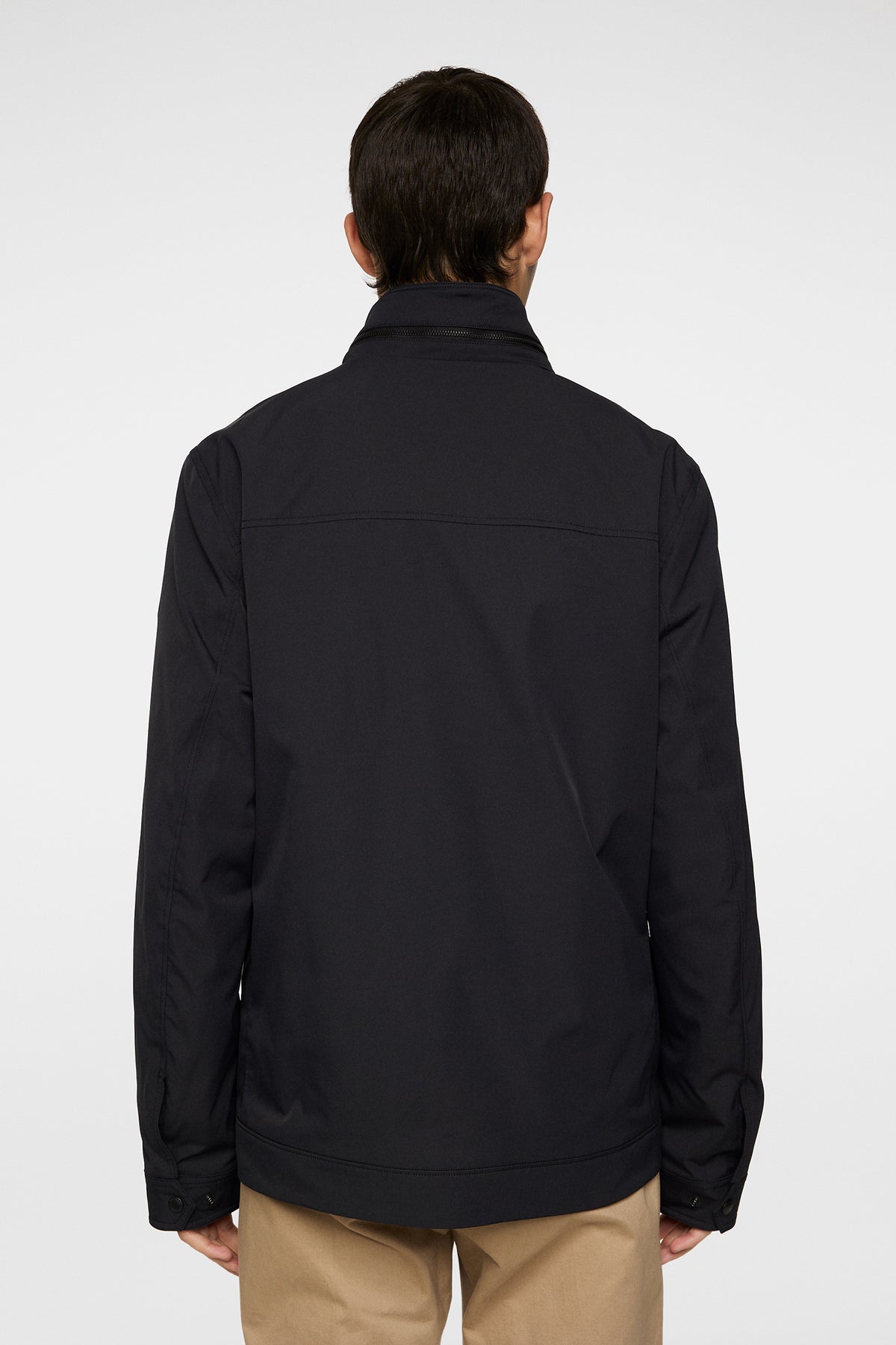 Bailey Poly Jacket in Black by J.Lindeberg