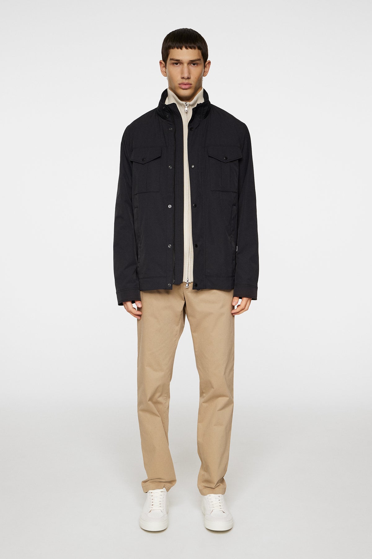 Bailey Poly Jacket in Black by J.Lindeberg