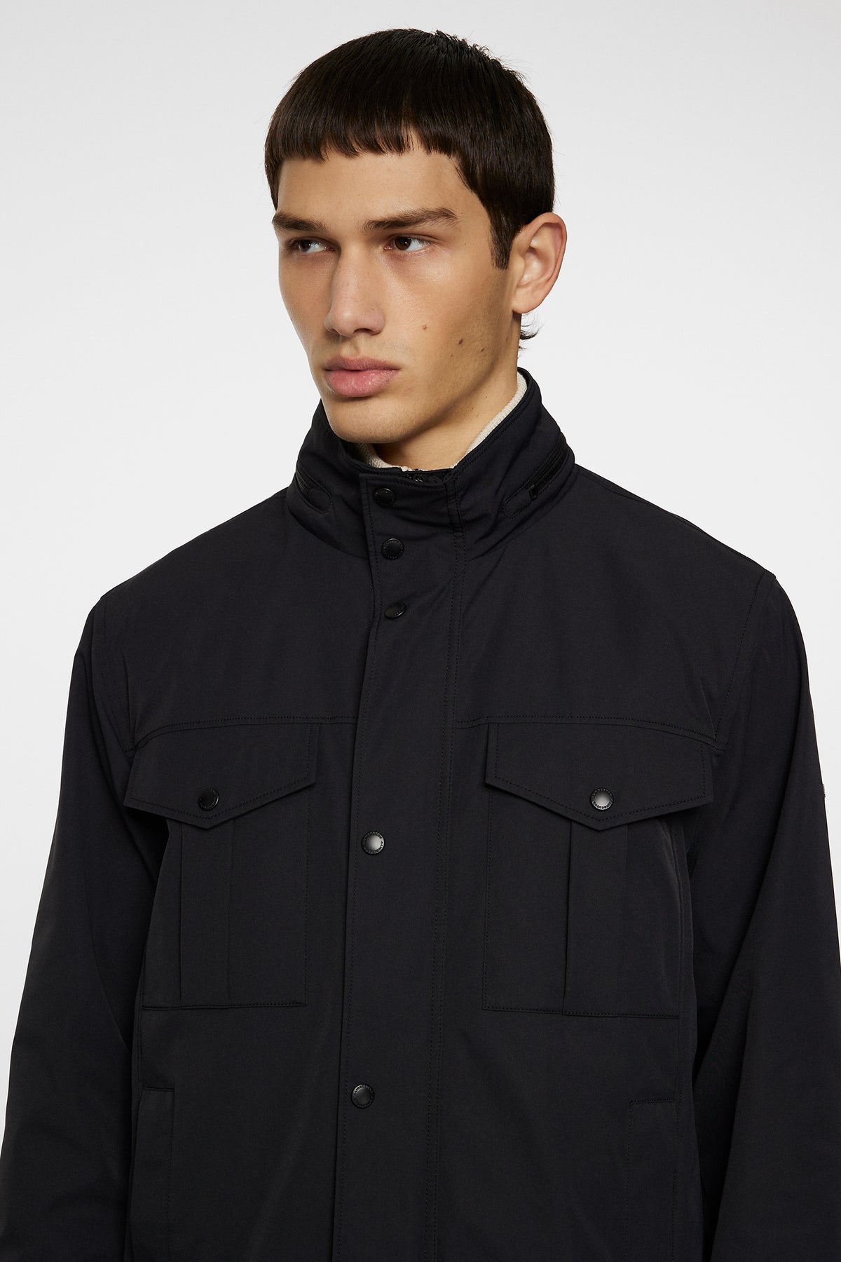 Bailey Poly Jacket in Black by J.Lindeberg