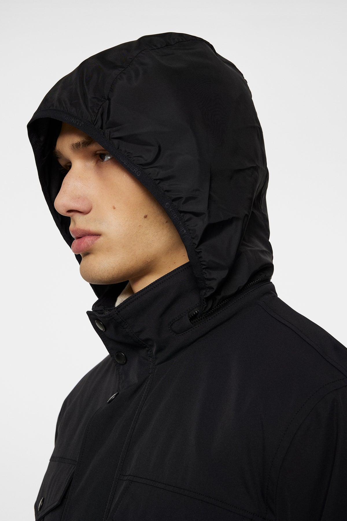 Bailey Poly Jacket in Black by J.Lindeberg