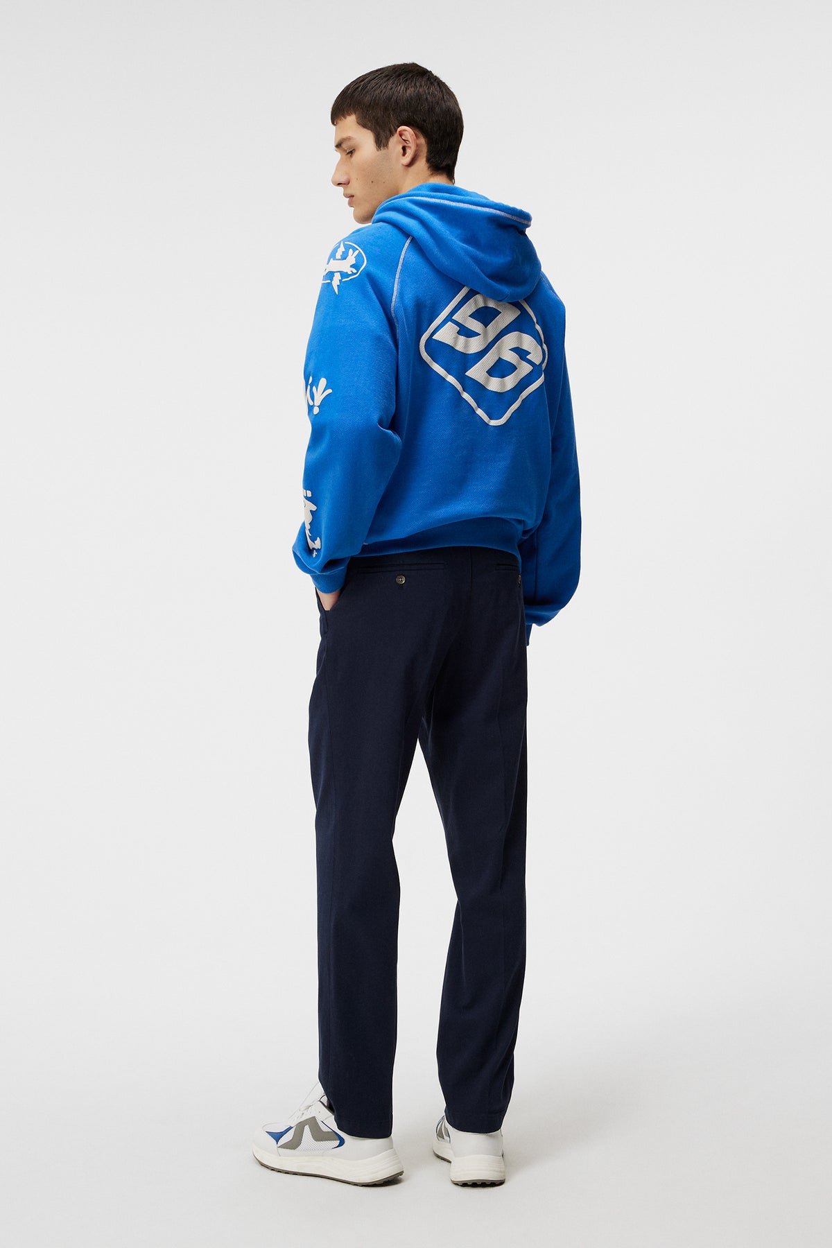 Lois Twill Flex Pants in JL Navy by J.Lindeberg