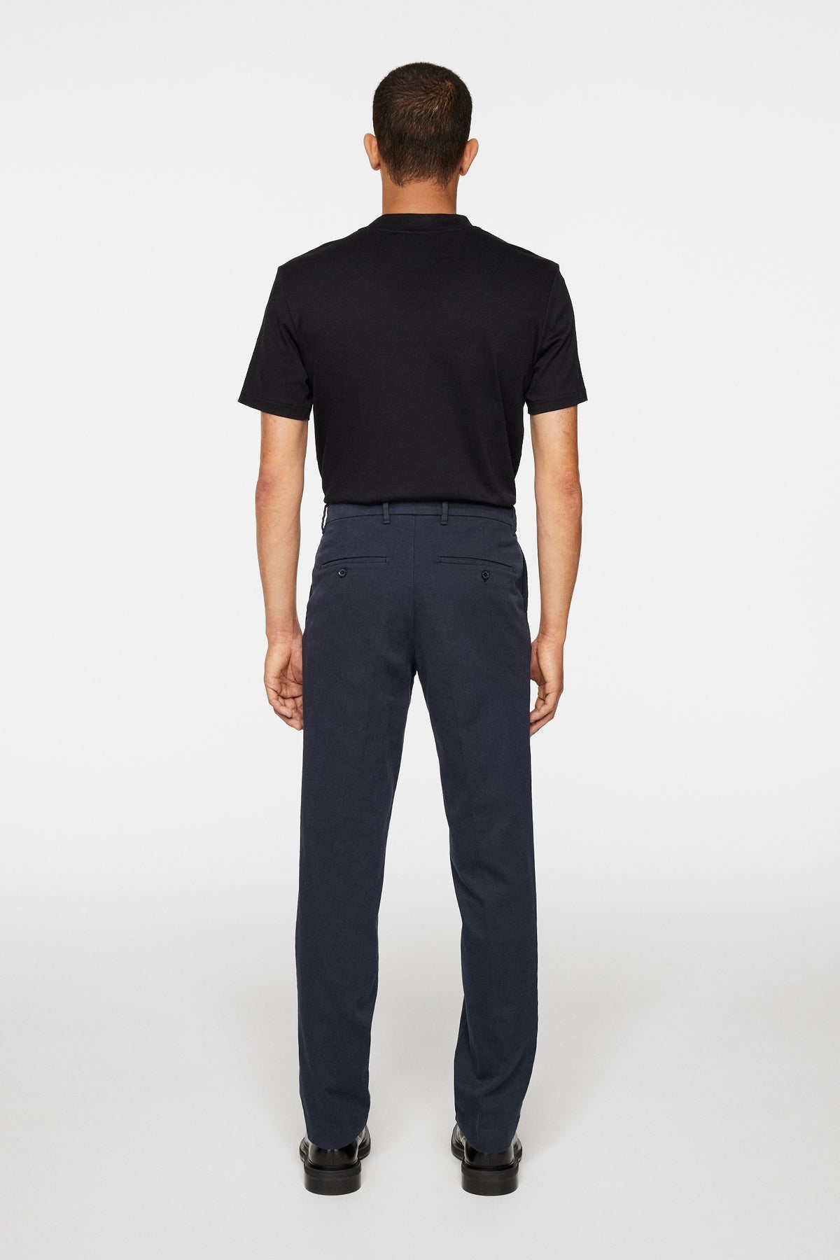 Lois C Flannel Twill Pants in JL Navy by J.Lindeberg
