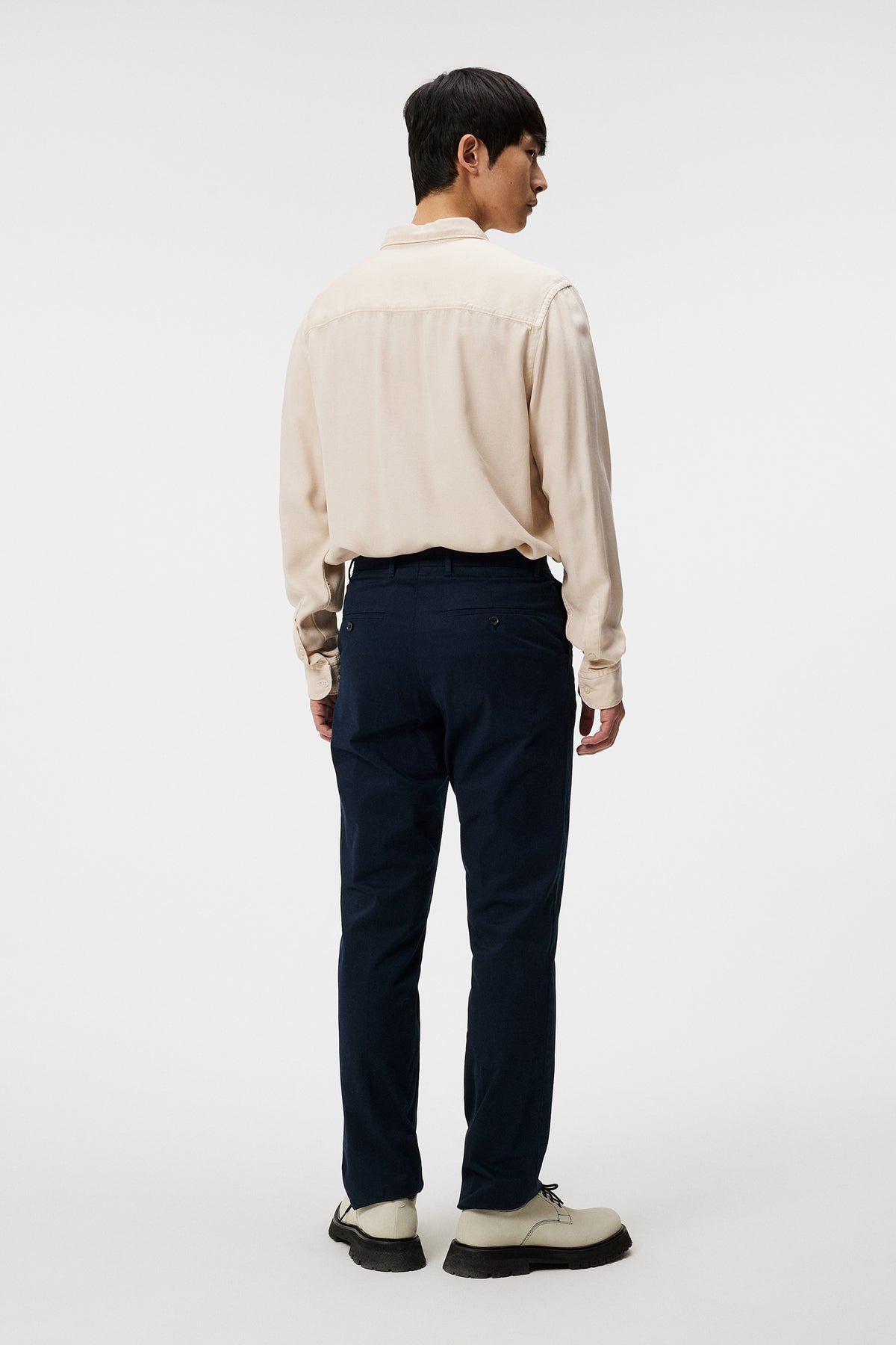 Lois Cloud Satin Pants in JL Navy by J.Lindeberg