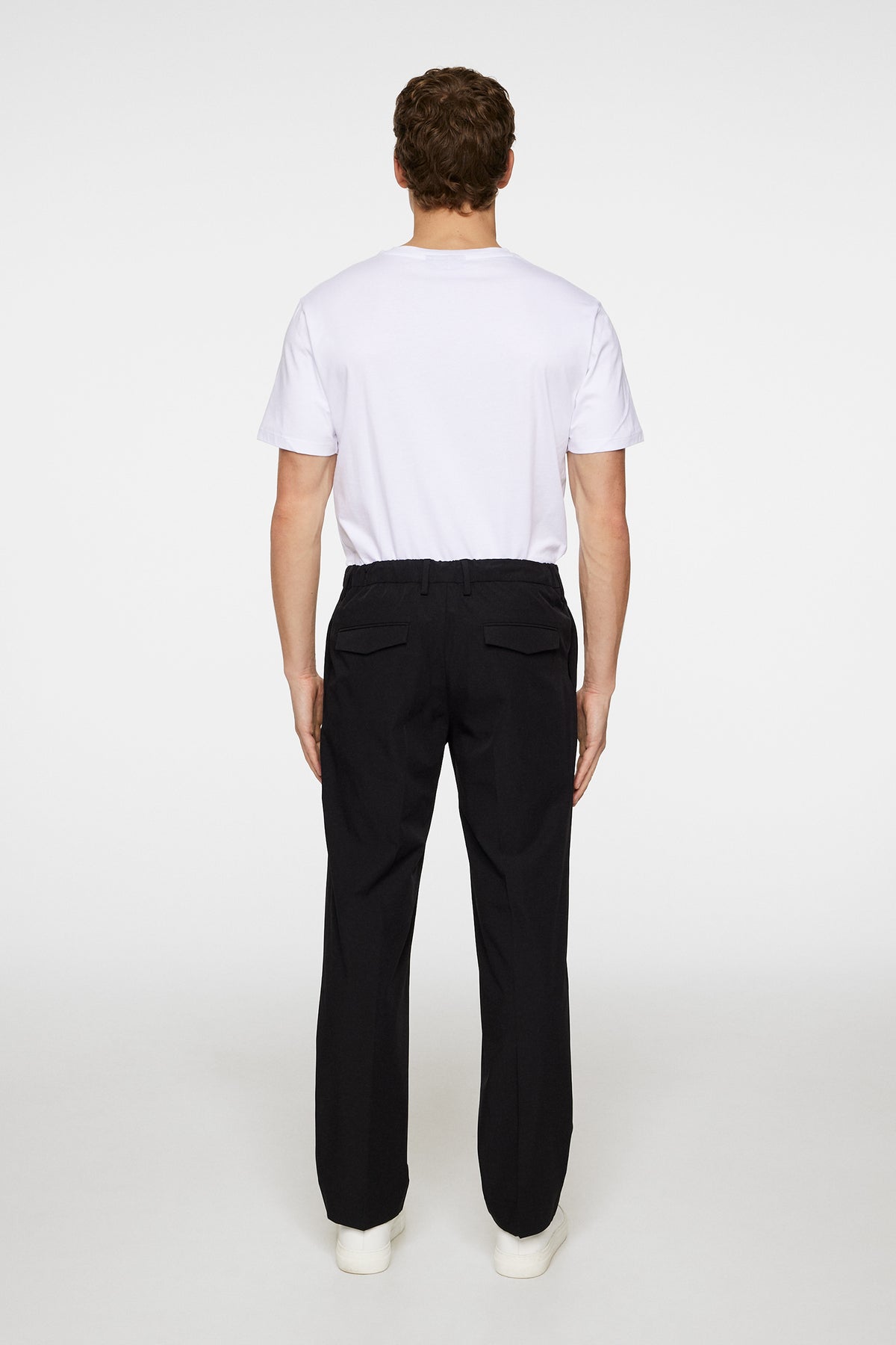 Jun WR Tech Stretch Pants in Black by J.Lindeberg