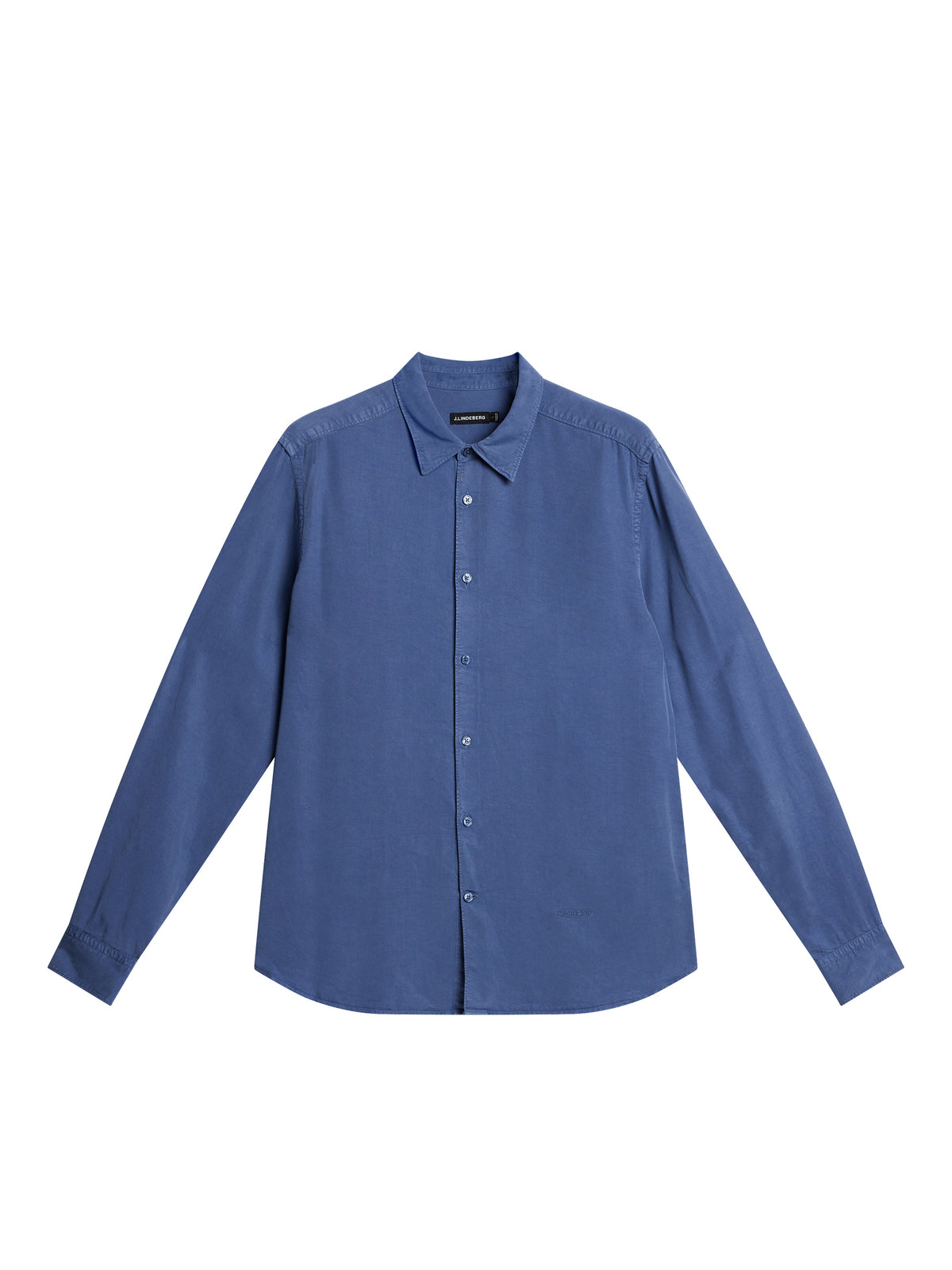 Slim LS Comfort Tencel Shirt in Bijou Blue by J.Lindeberg