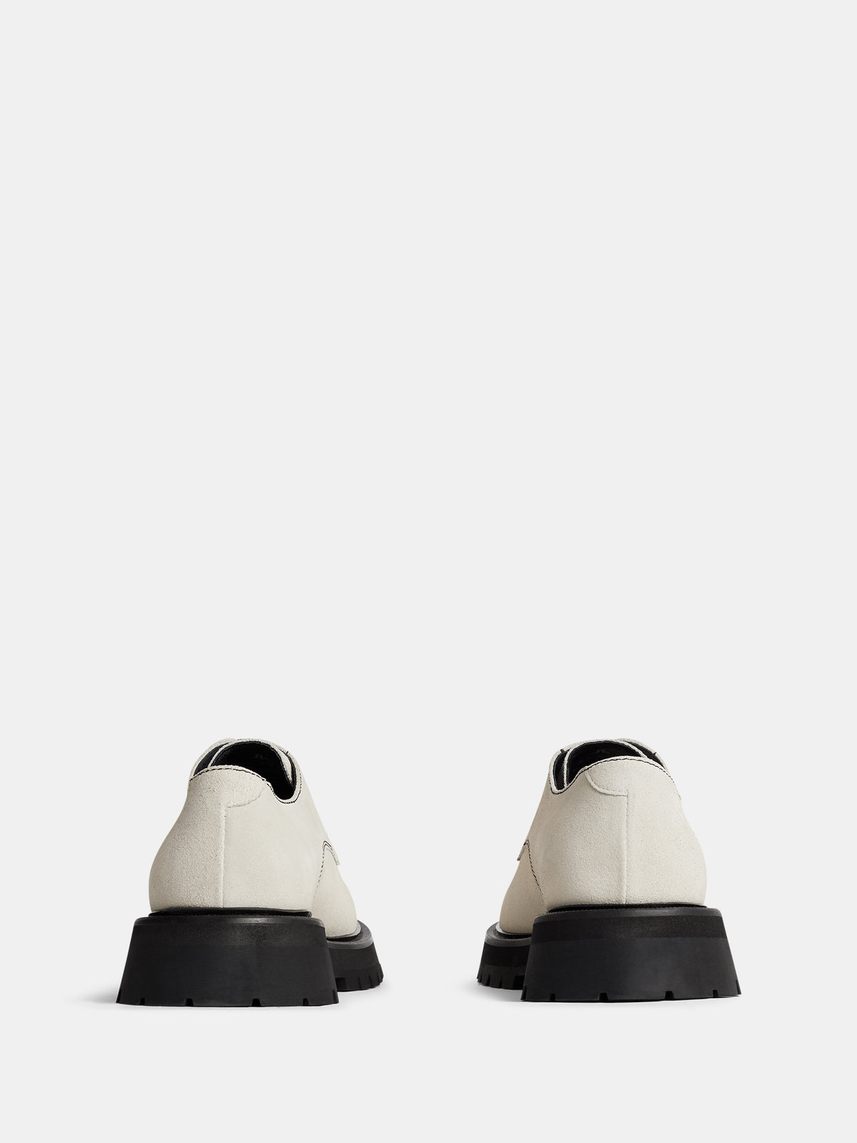 Derby Suede Shoe in Moonbeam by J.Lindeberg