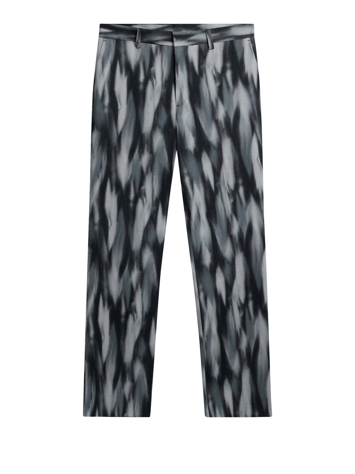 Haij Printed Linen Mix in Black by J.Lindeberg