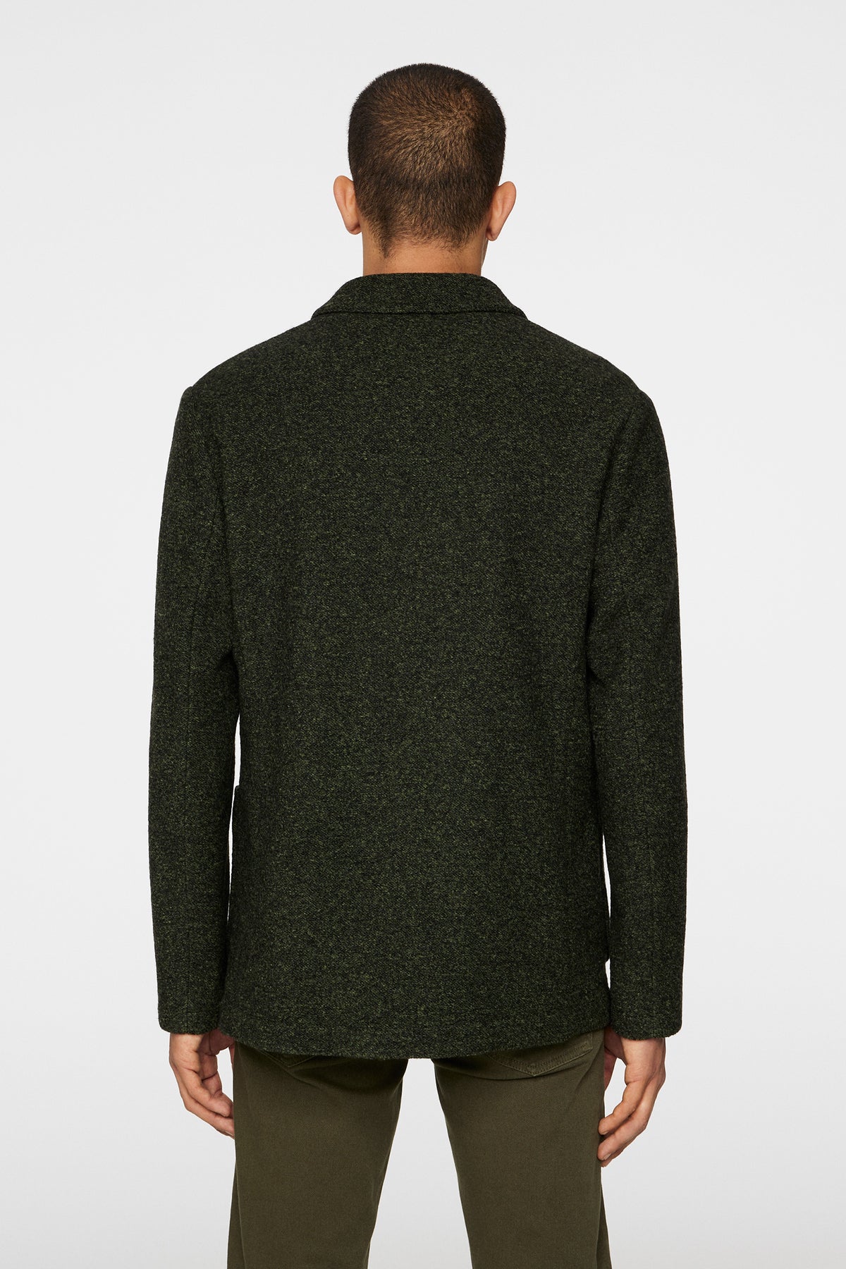Carlton Cardigan Blazer in Forest Green by J.Lindeberg