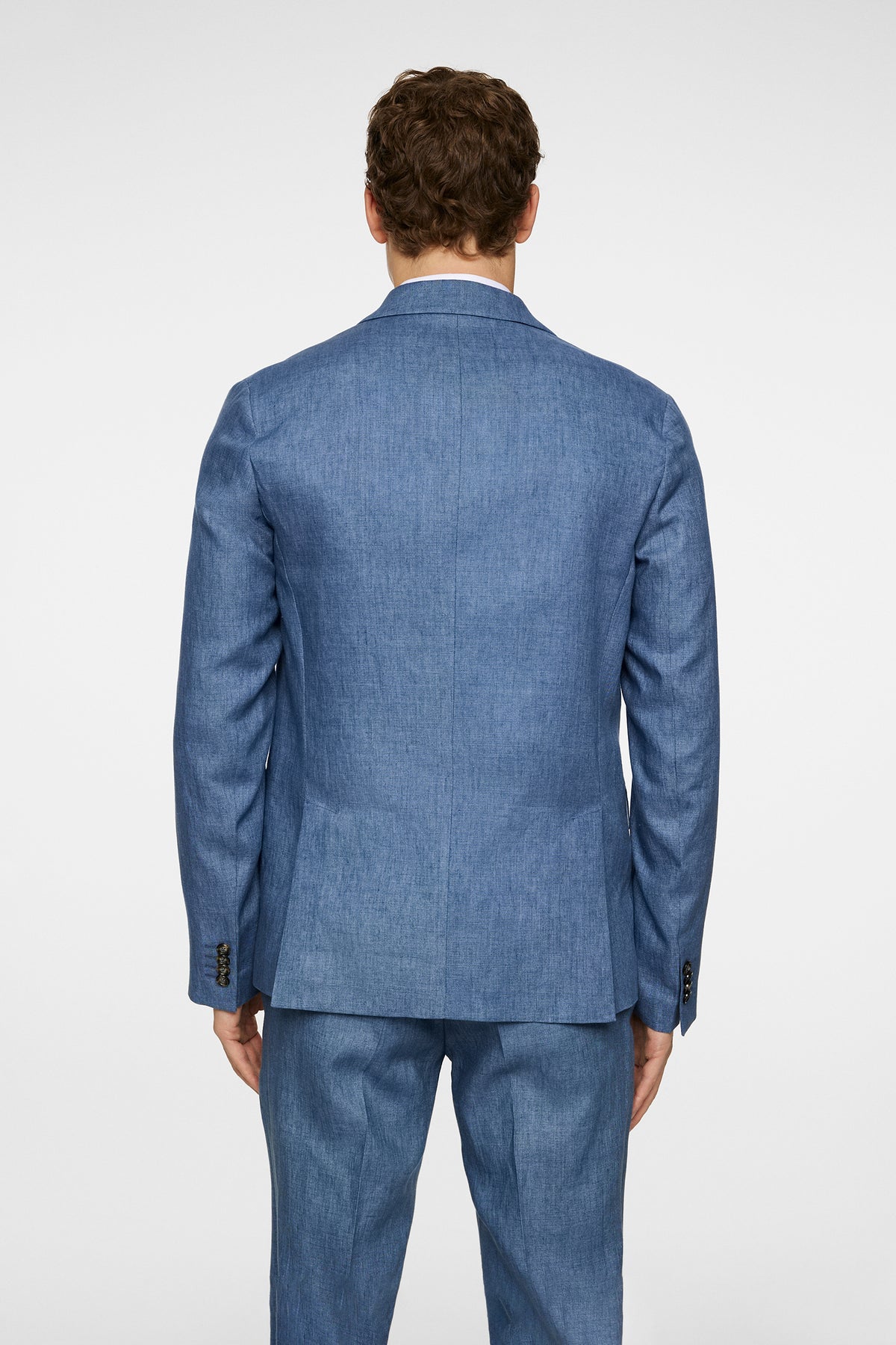 Elton U Super Linen Blazer in Rain Washed by J.Lindeberg