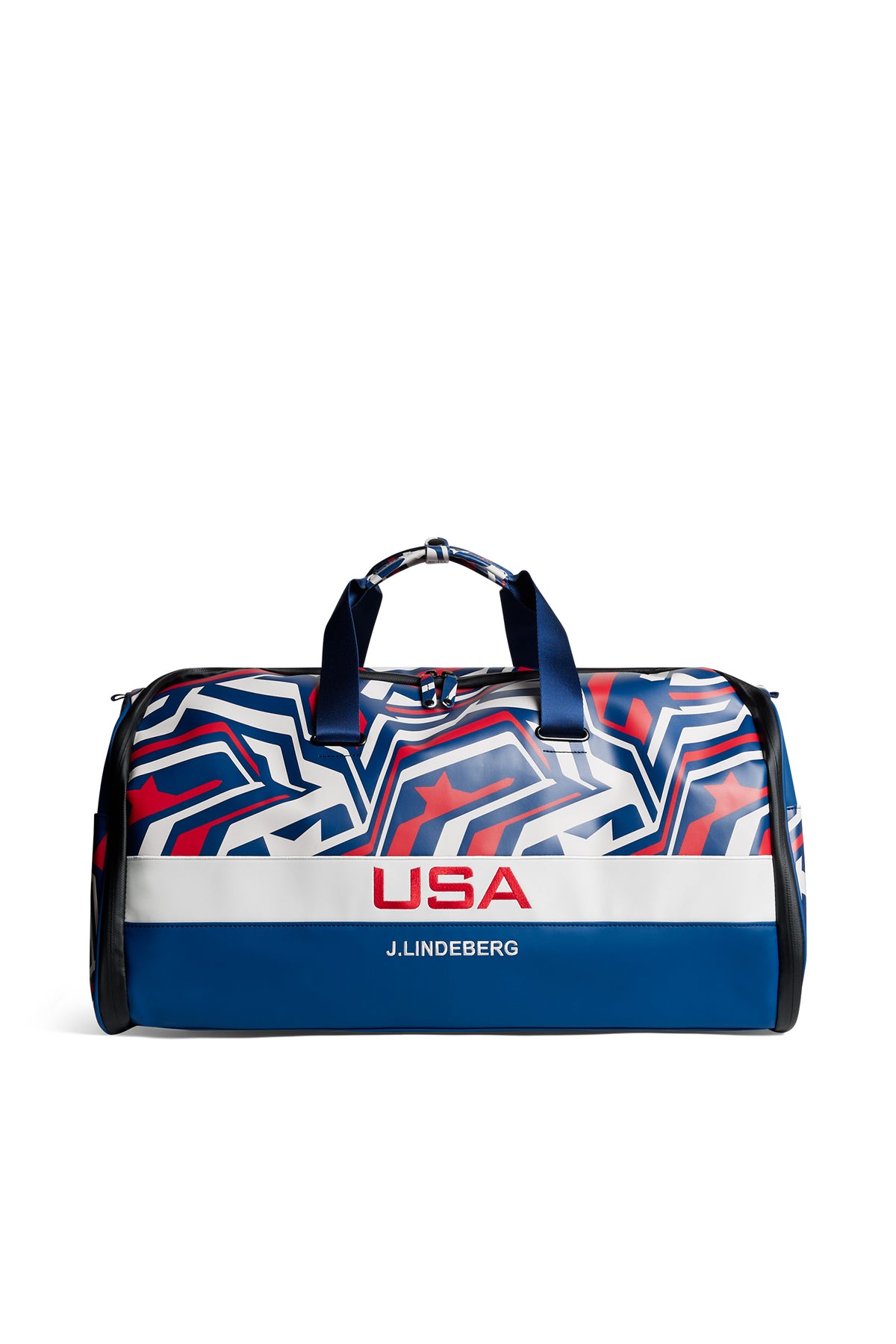 The Garment Duffel Bag in US Golf Red by J.Lindeberg