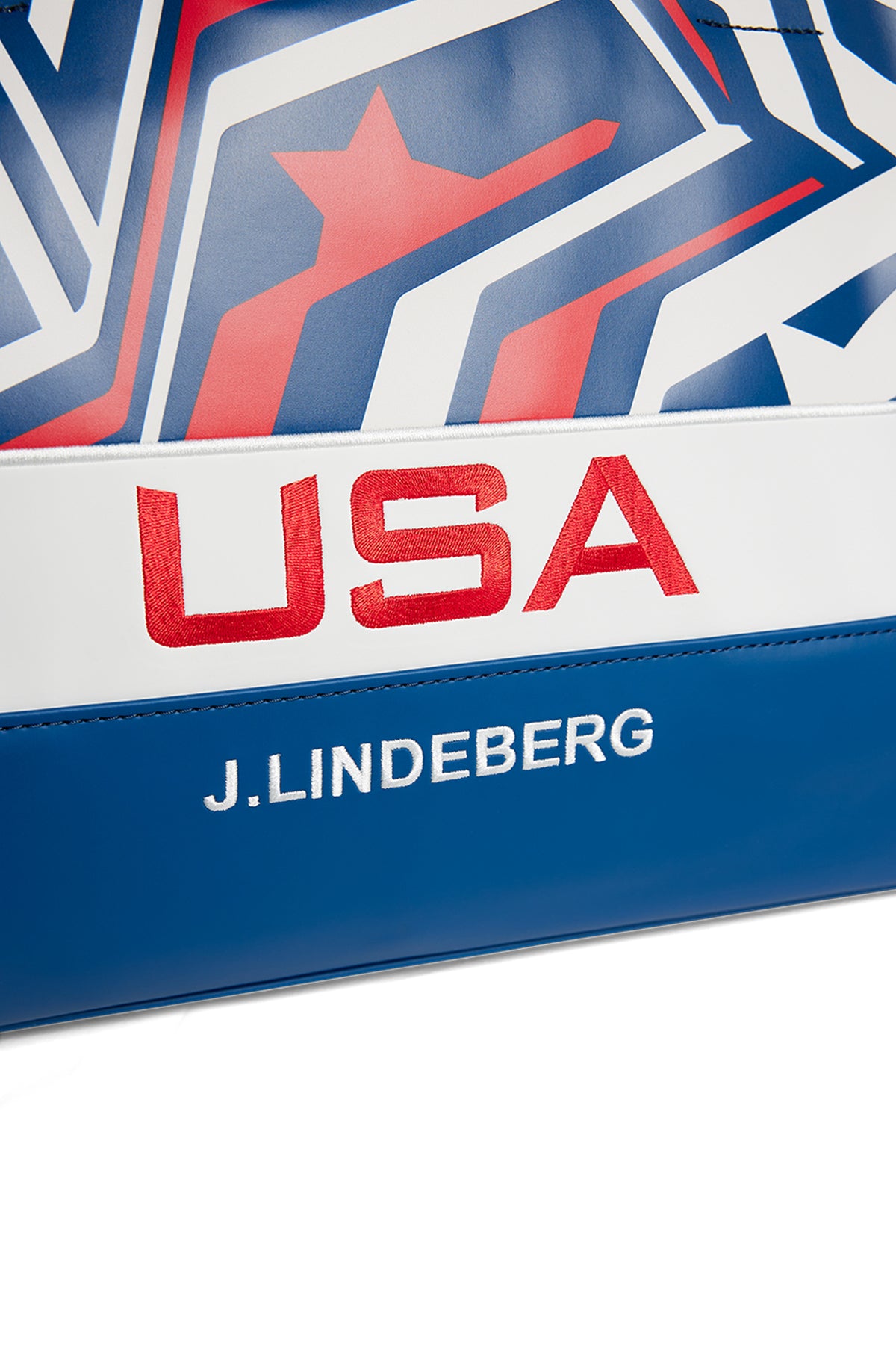 The Garment Duffel Bag in US Golf Red by J.Lindeberg