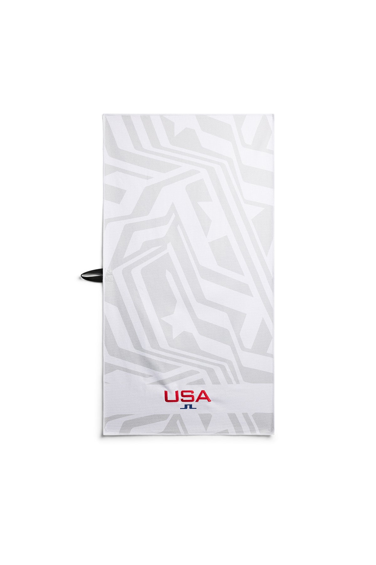 The JL Towel in US Golf White by J.Lindeberg