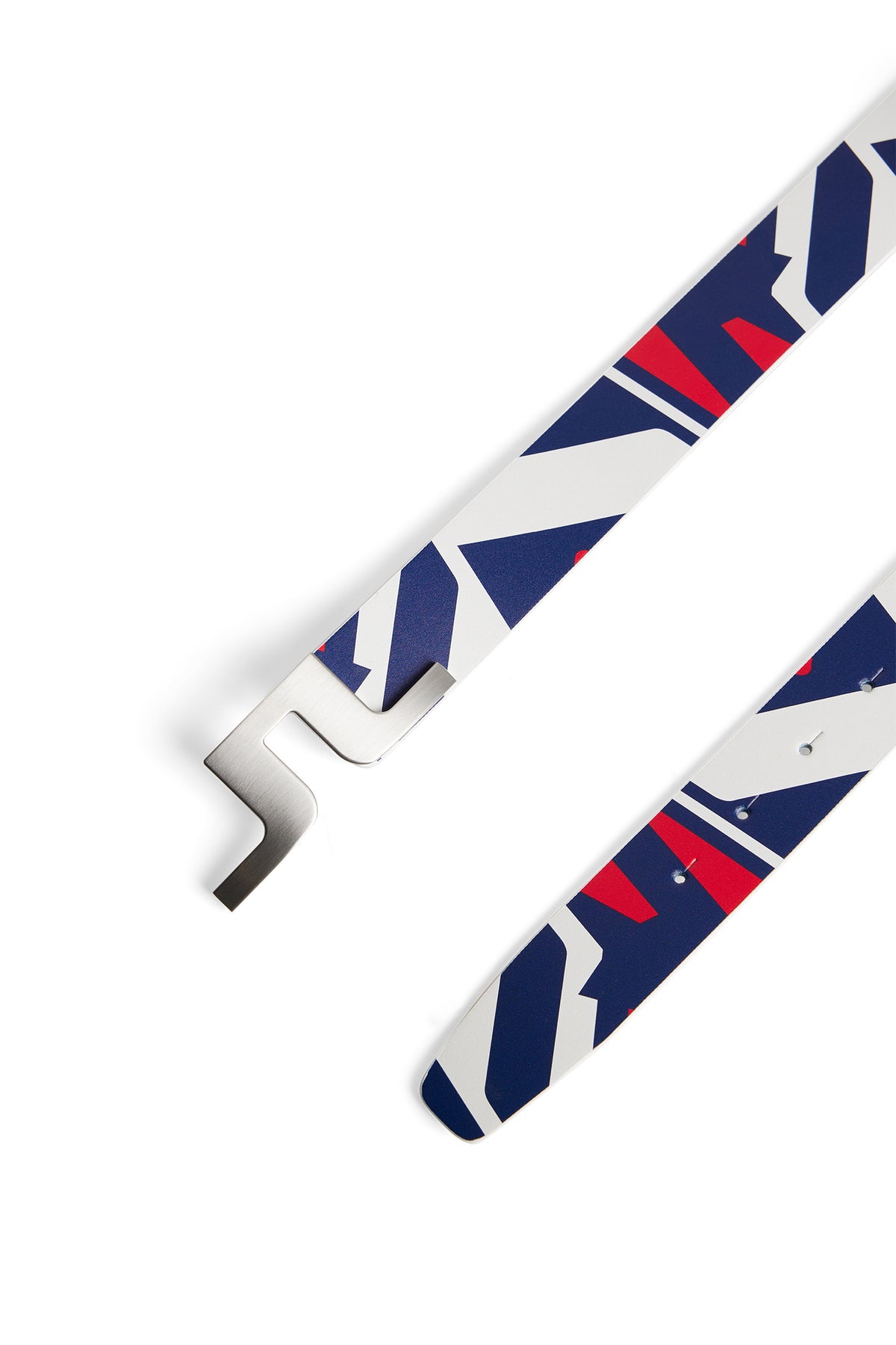 The Bridger Belt in US Golf Red by J.Lindeberg
