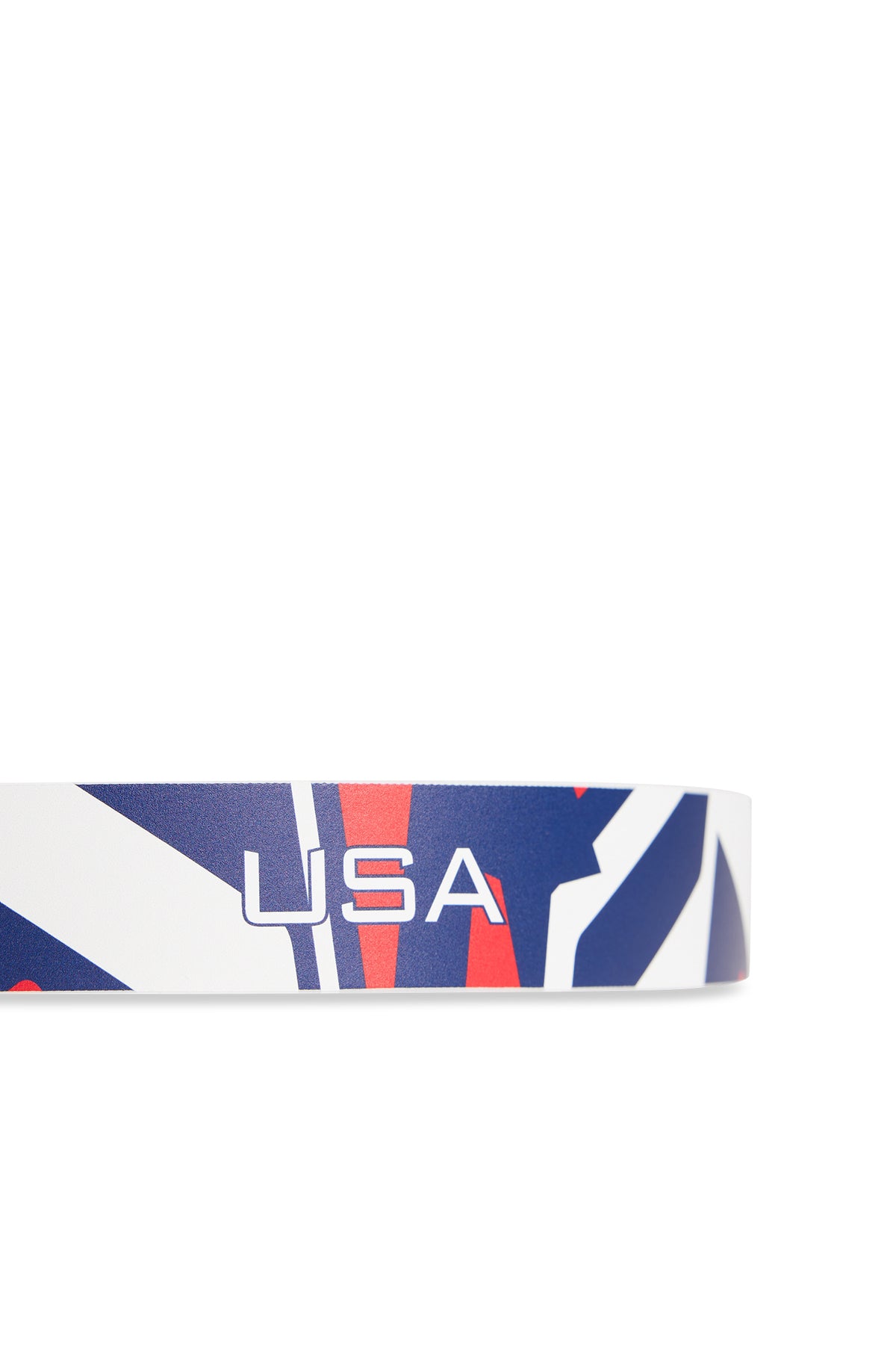 The Bridger Belt in US Golf Red by J.Lindeberg