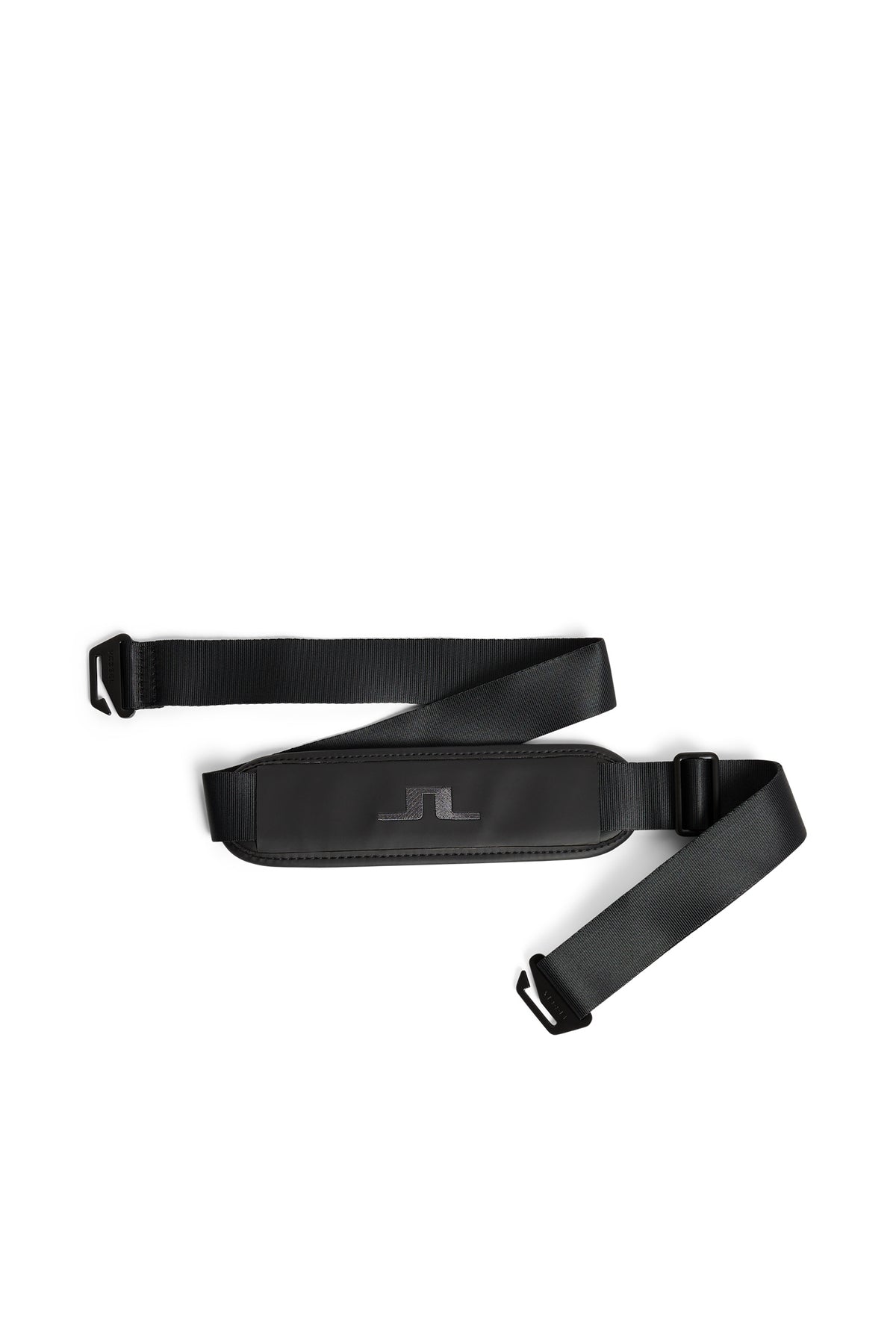 Garment Print Duffel Bag in Tour Geo Jacquard Black M by J.Lindeberg