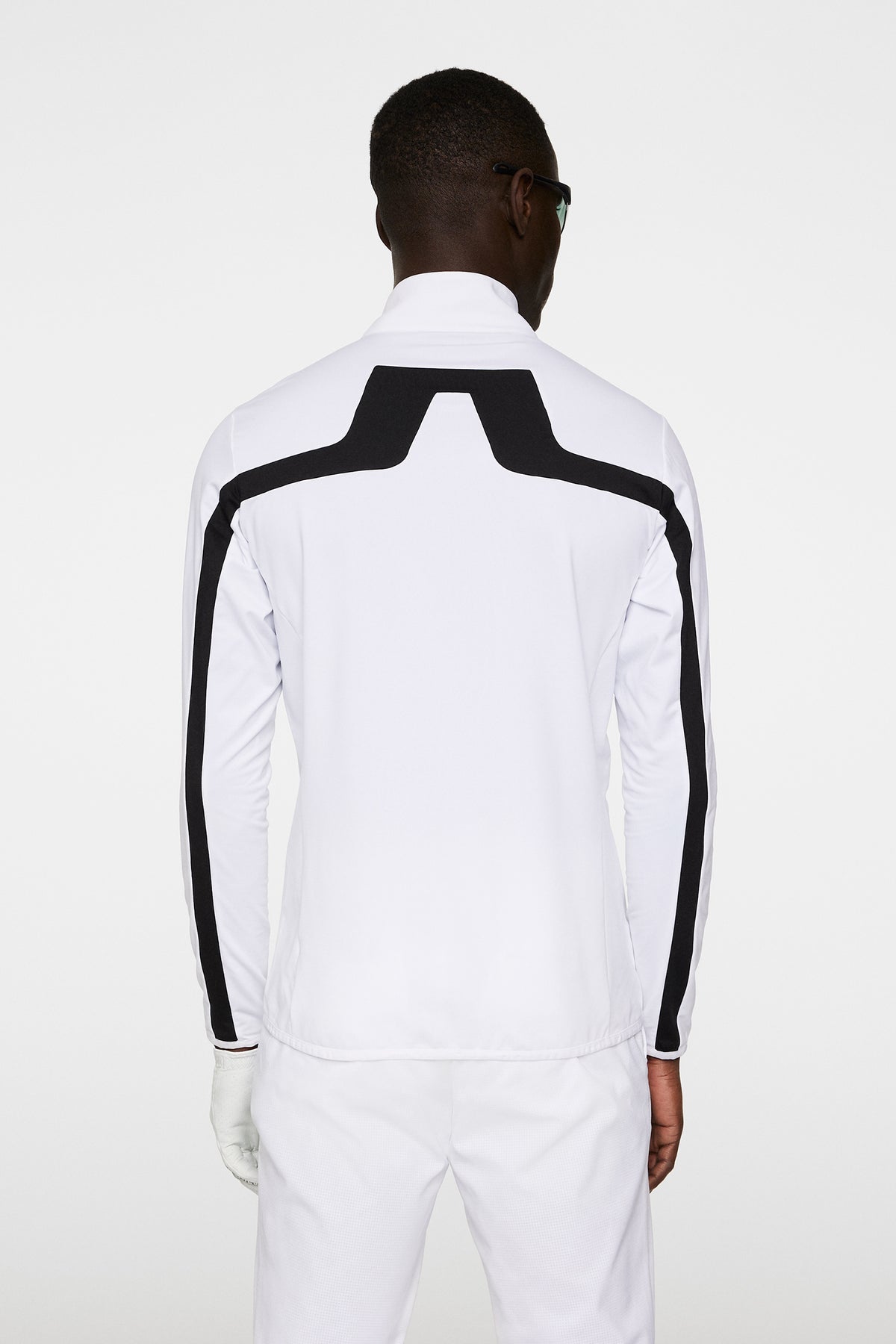 Jarvis Mid Layer in White by J.Lindeberg