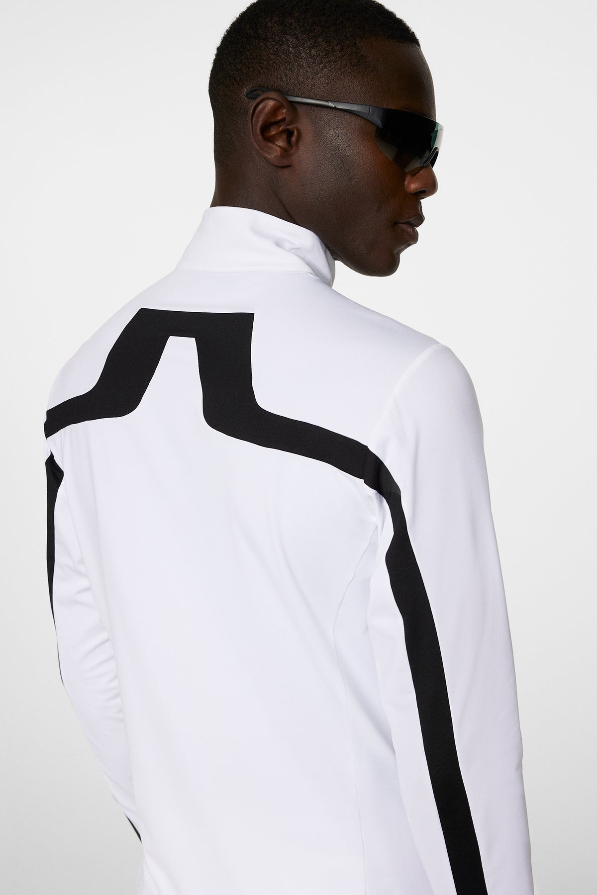 Jarvis Mid Layer in White by J.Lindeberg