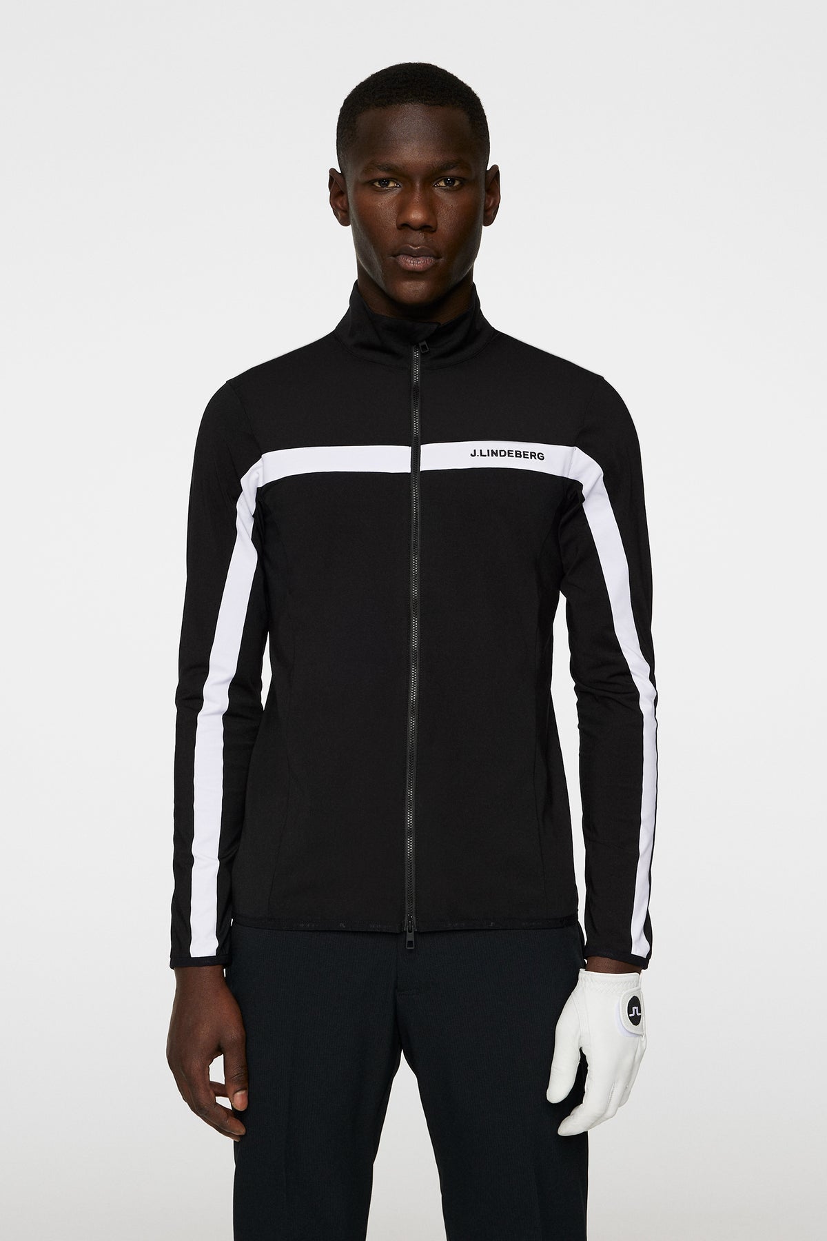 Jarvis Mid Layer in Black by J.Lindeberg