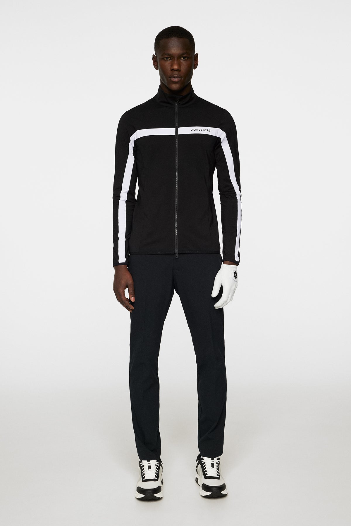 Jarvis Mid Layer in Black by J.Lindeberg