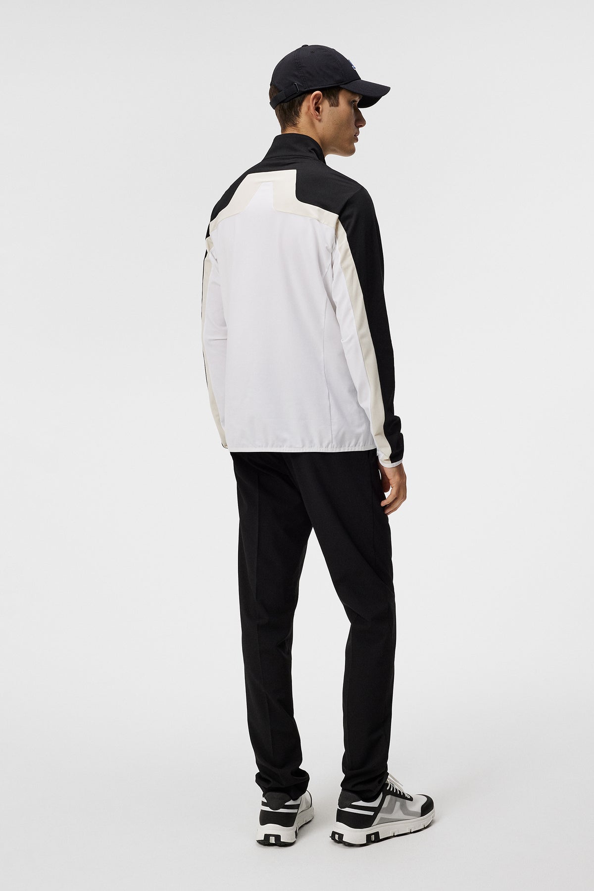 Jarvis Mid Layer in White by J.Lindeberg