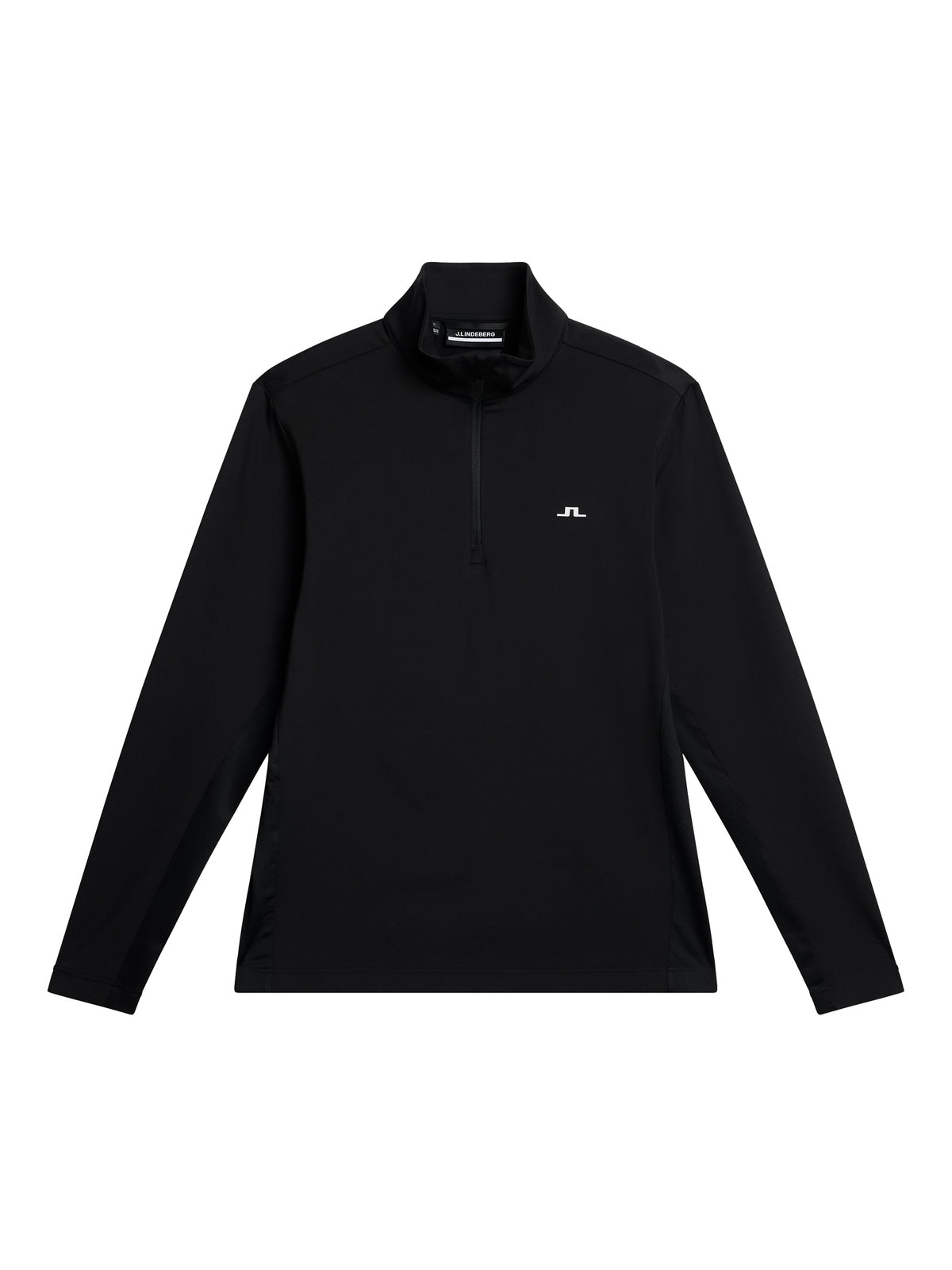 Luke Quarter Zip Mid Layer in Black by J.Lindeberg