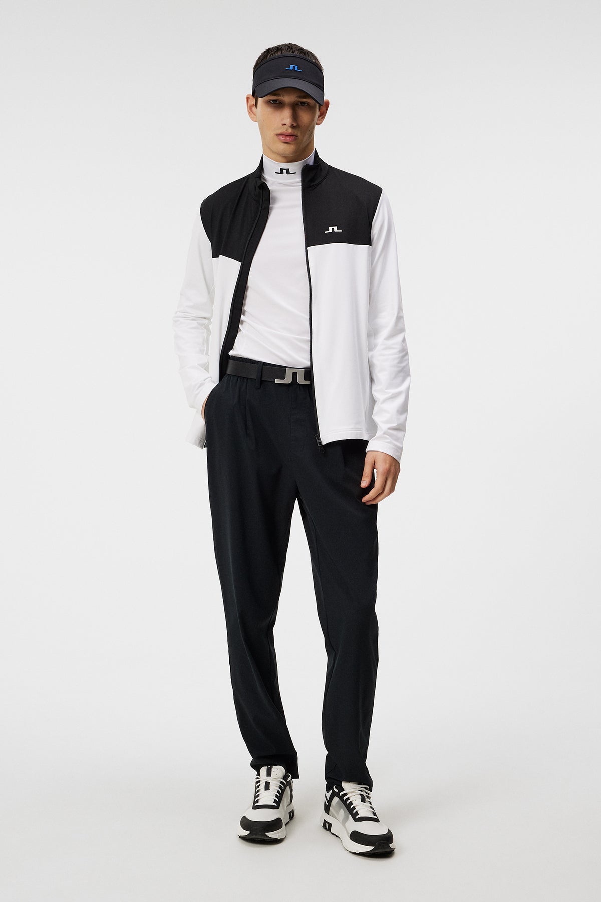 Banks Mid Layer in White by J.Lindeberg