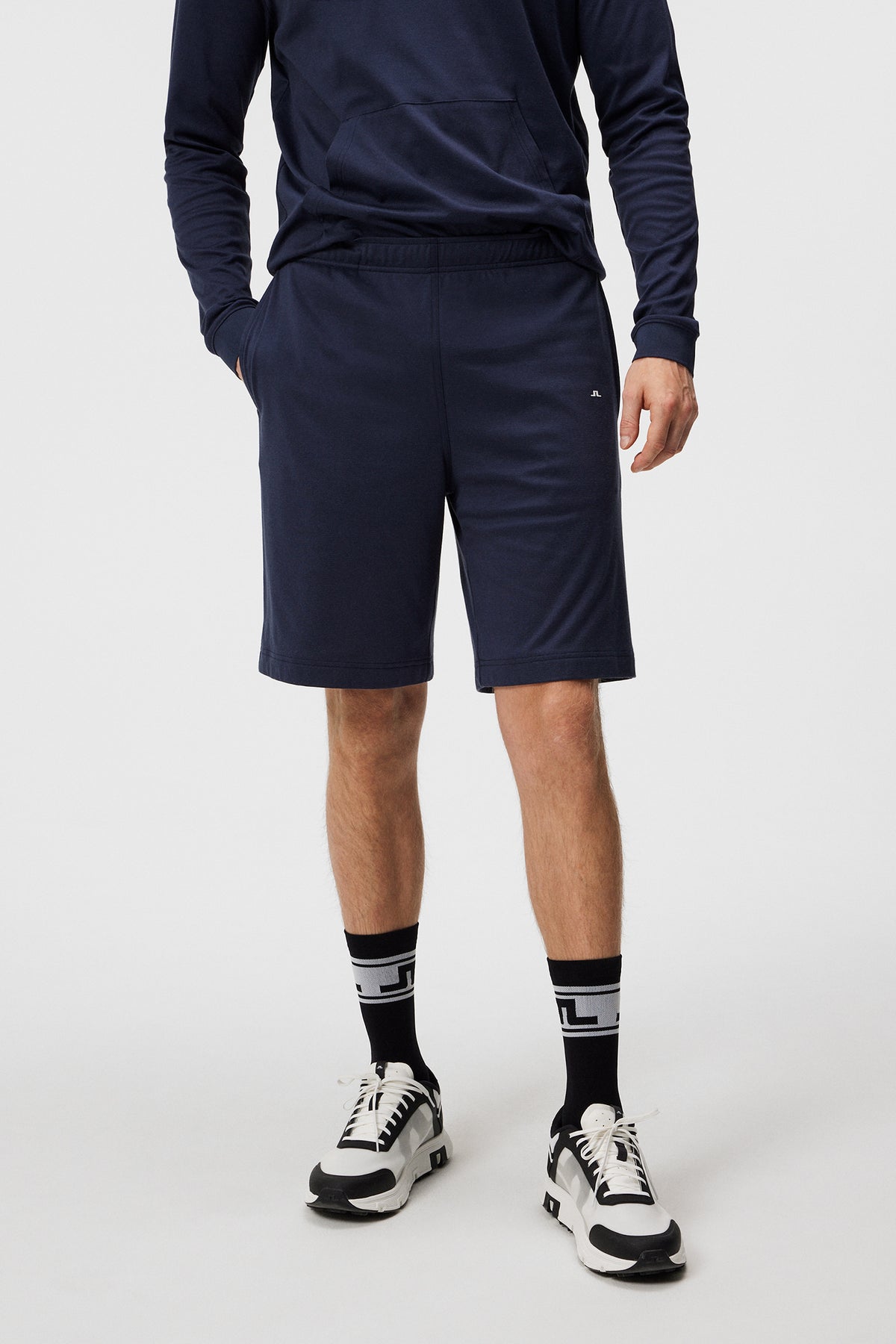 Logo Shorts in JL Navy by J.Lindeberg