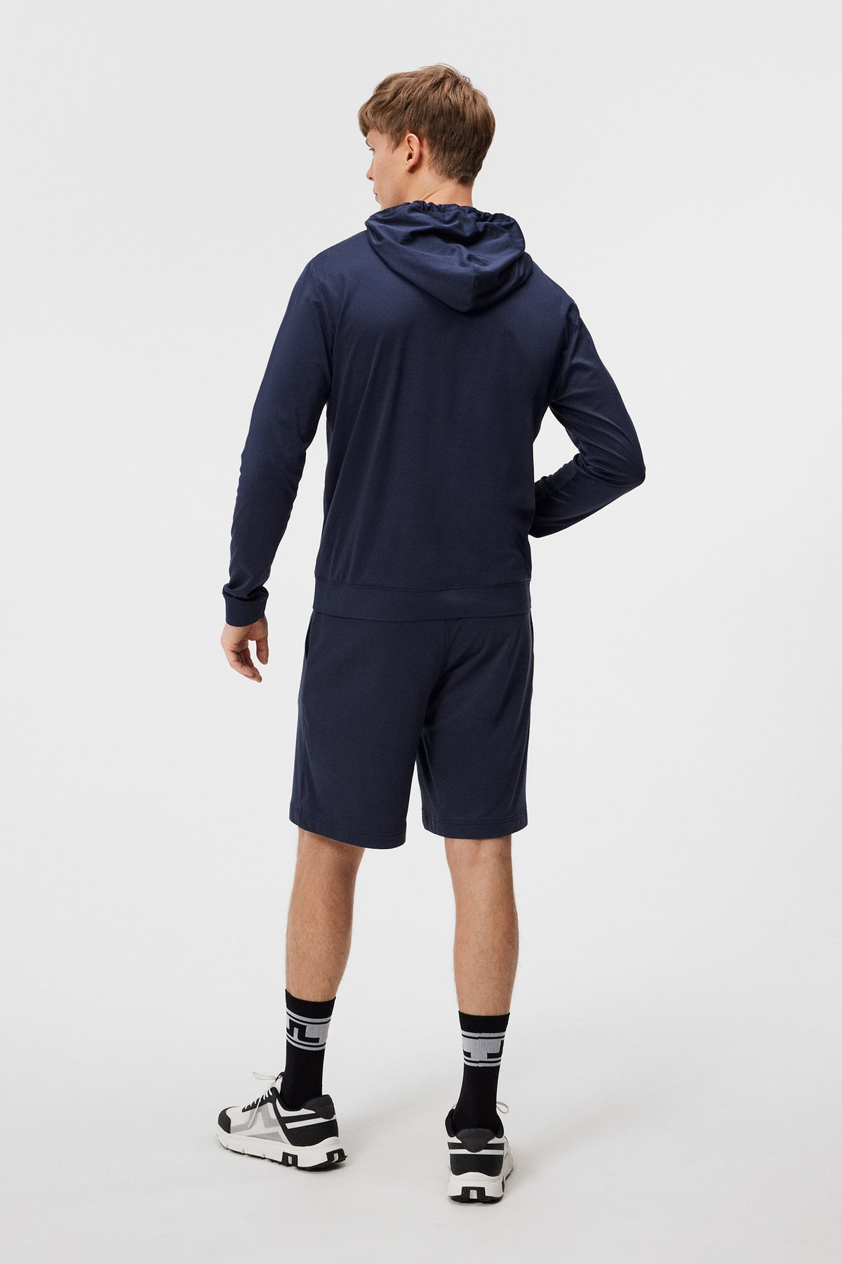 Logo Shorts in JL Navy by J.Lindeberg