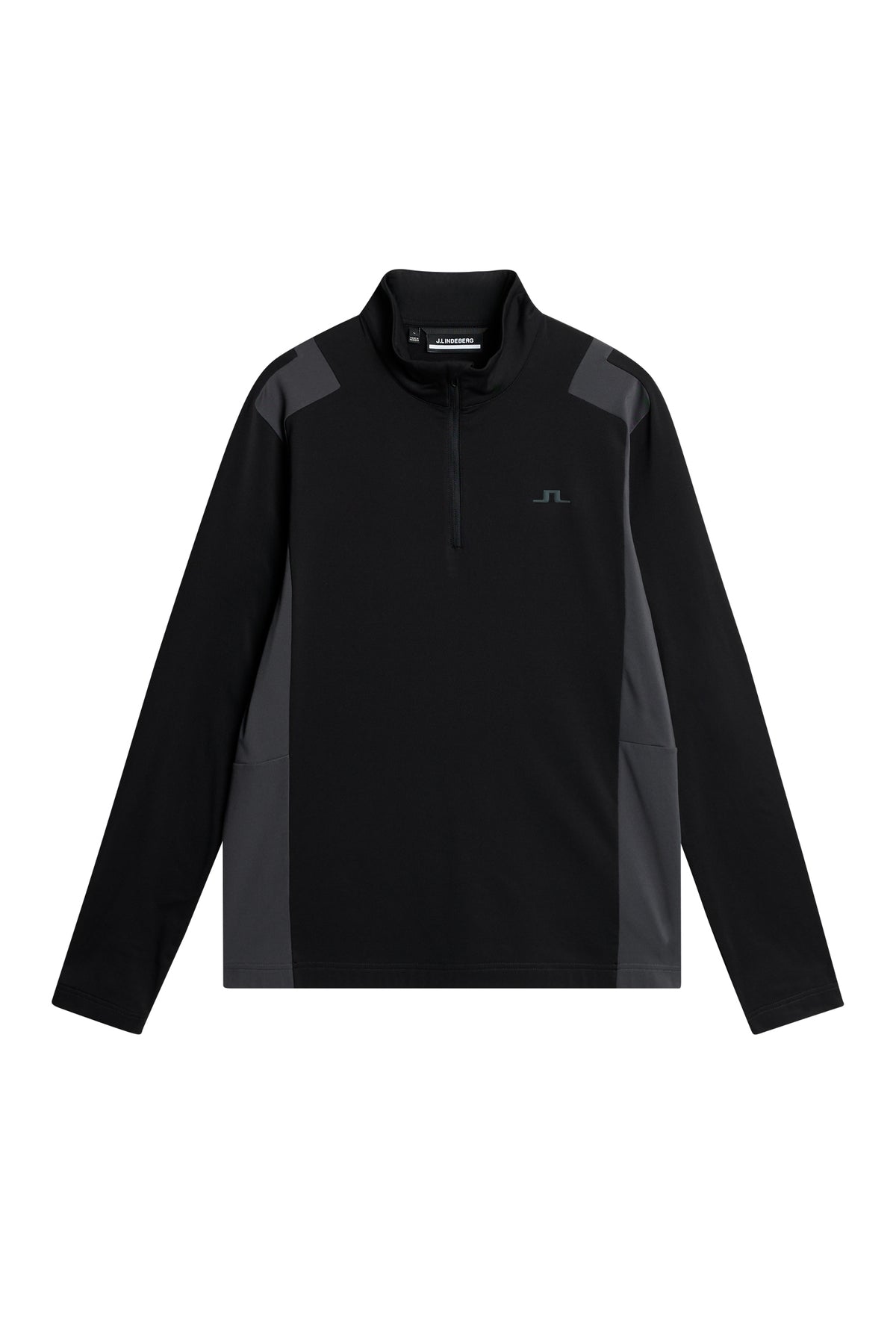 Lukas Quarter Zip Mid Layer in Black by J.Lindeberg