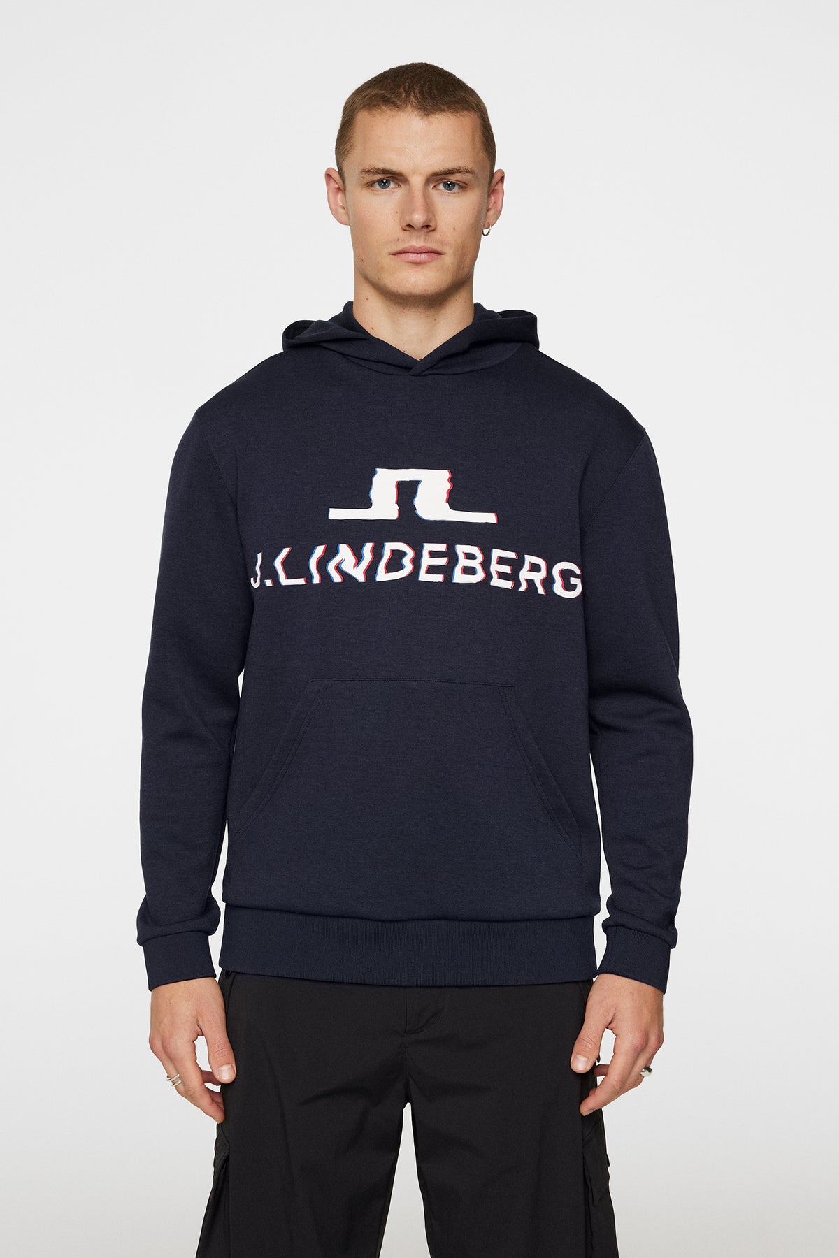 Karson Hoodie in JL Navy by J.Lindeberg