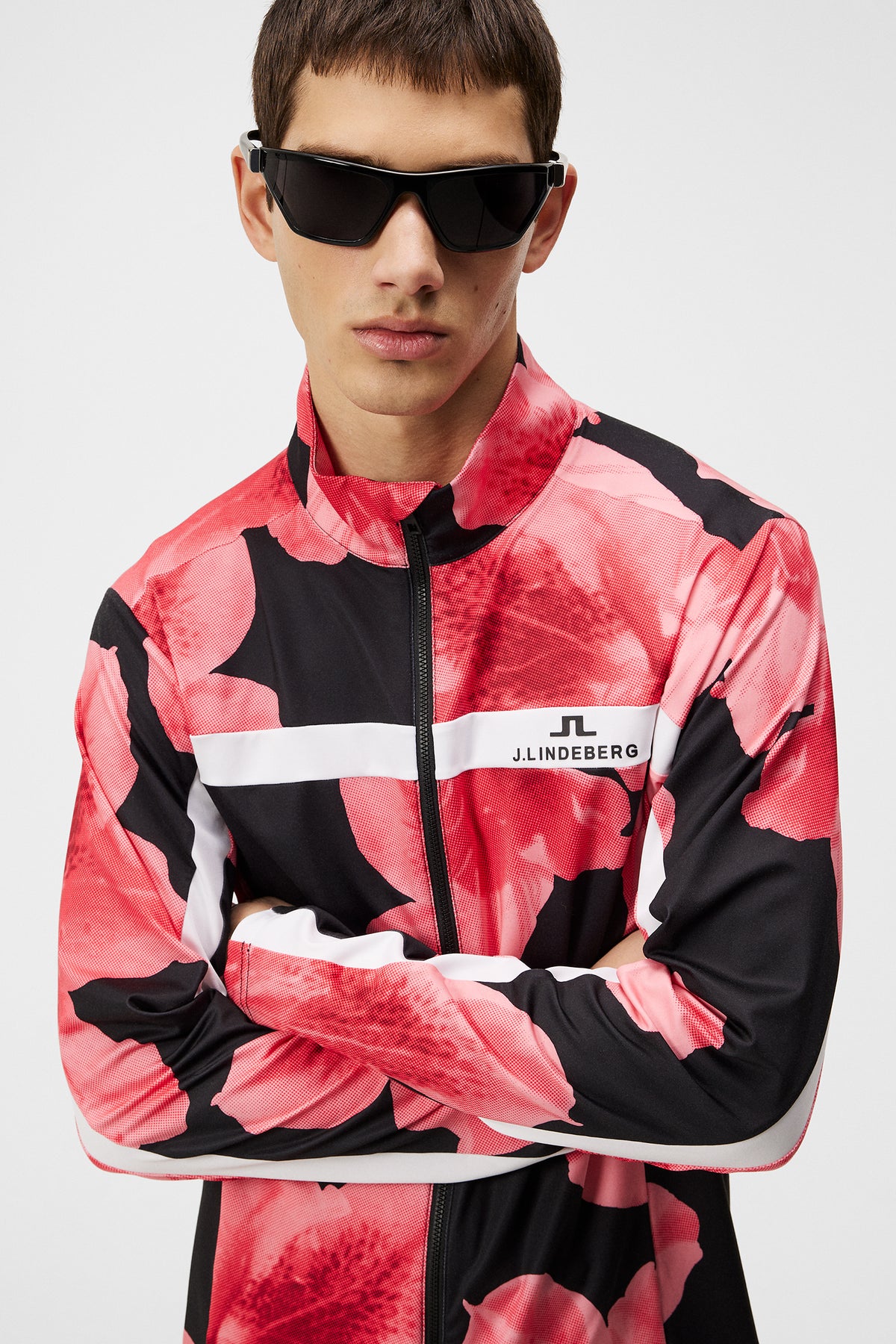Jarvis Tour Mid Layer in Azalea by J.Lindeberg