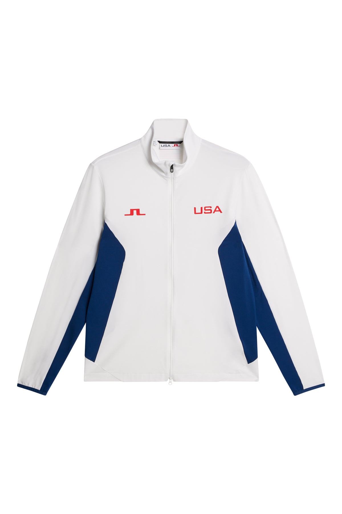 Constantin Full Zip in White by J.Lindeberg