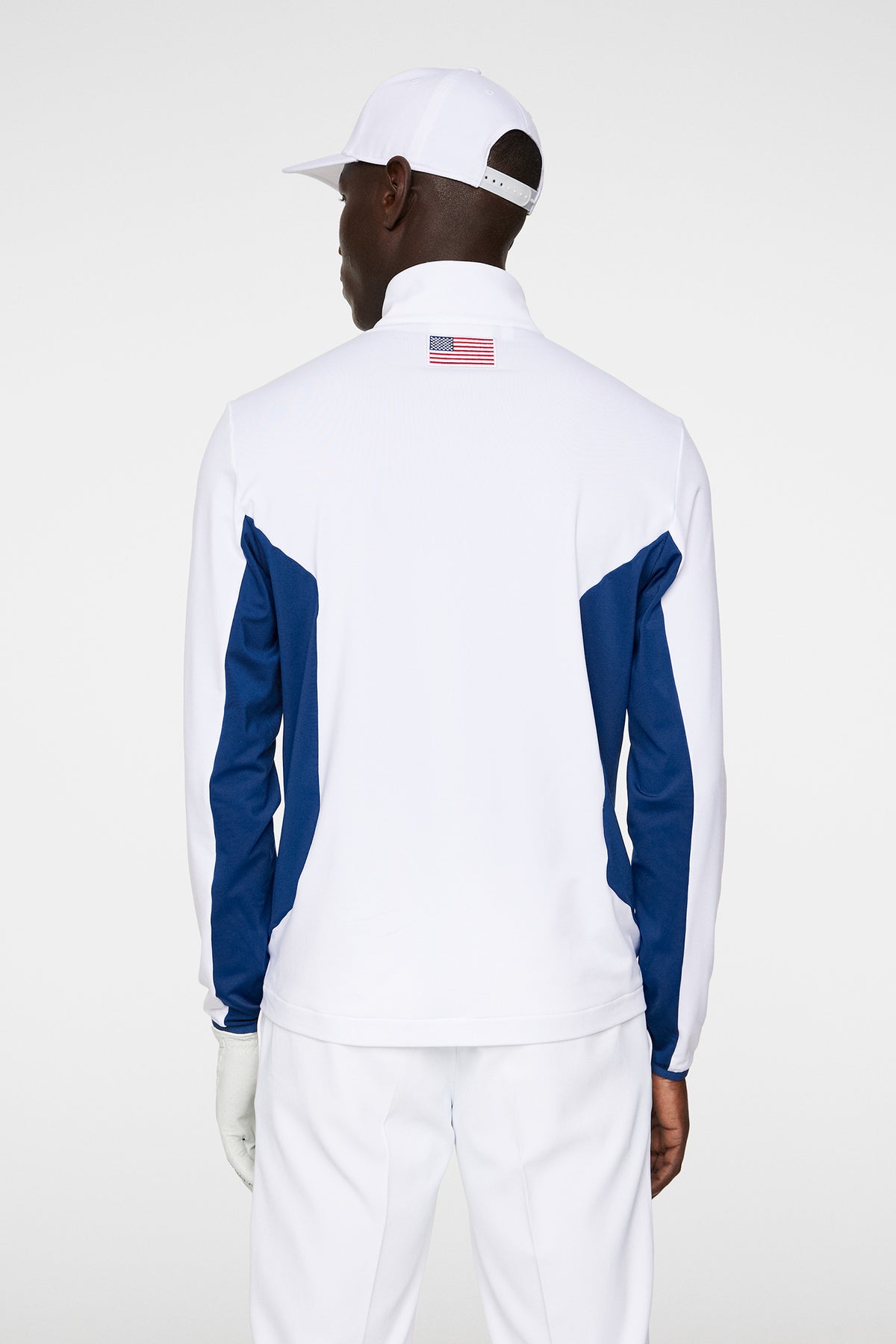 Constantin Full Zip in White by J.Lindeberg