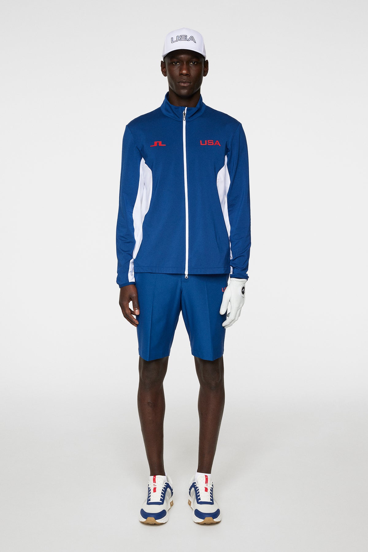 Constantin Full Zip in Estate Blue by J.Lindeberg