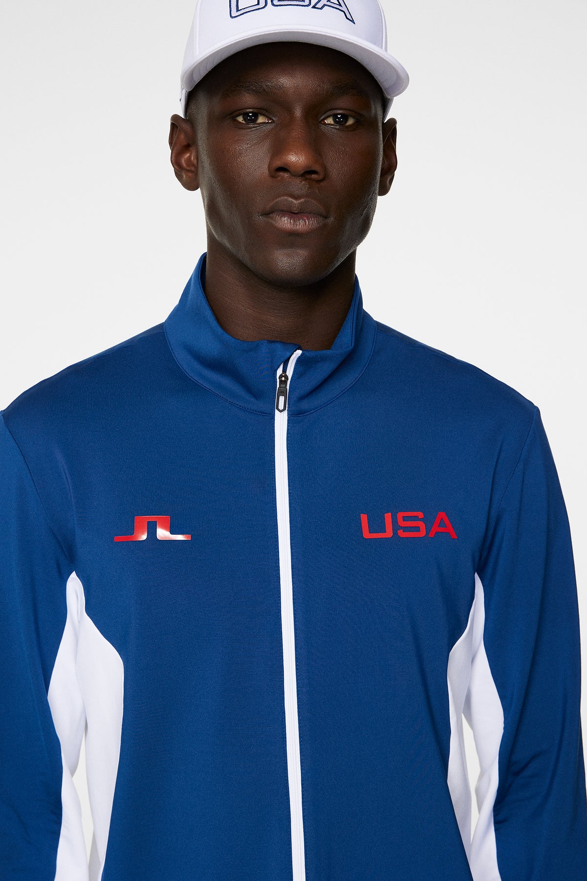 Constantin Full Zip in Estate Blue by J.Lindeberg