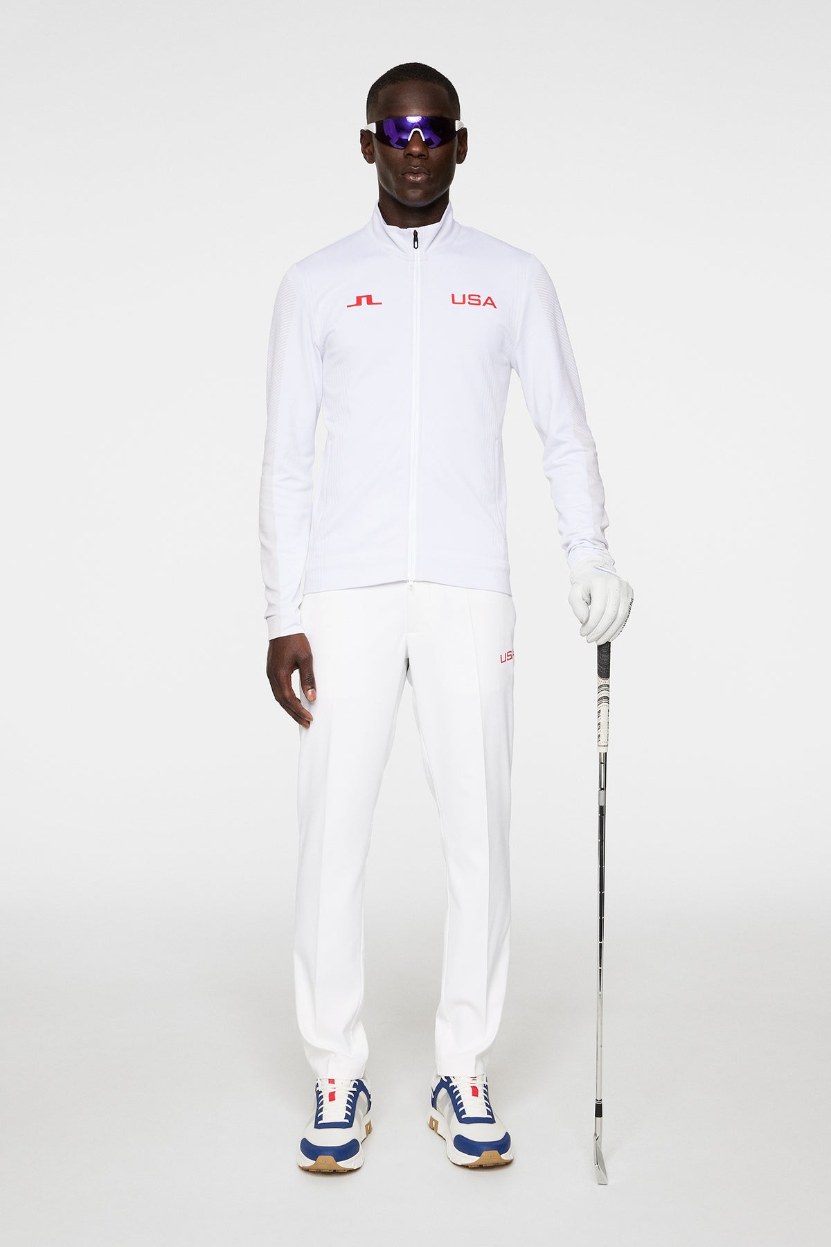 Herve Seamless Midlayer in White by J.Lindeberg