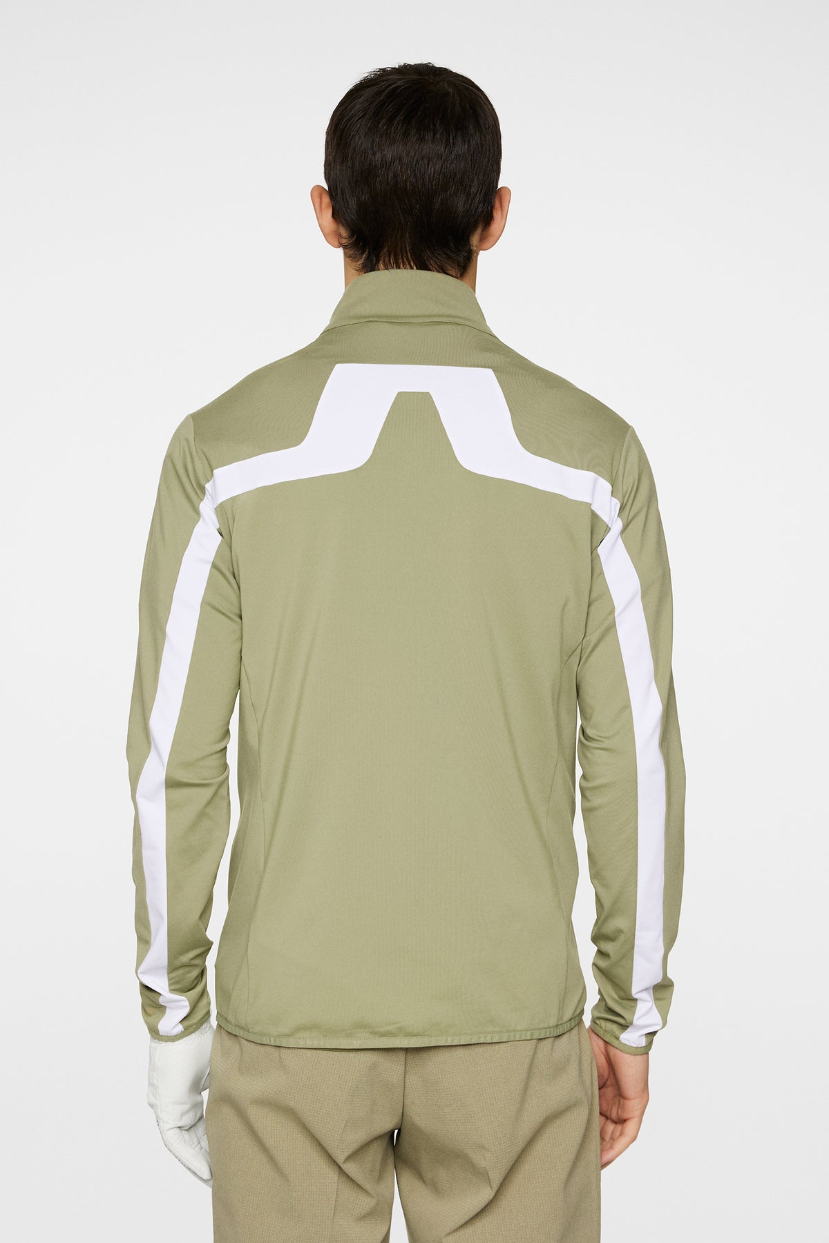 Jarvis Mid Layer in Oil Green by J.Lindeberg