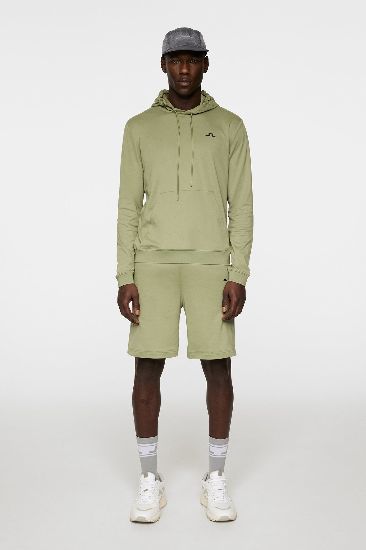 Roland Hood in Oil Green by J.Lindeberg
