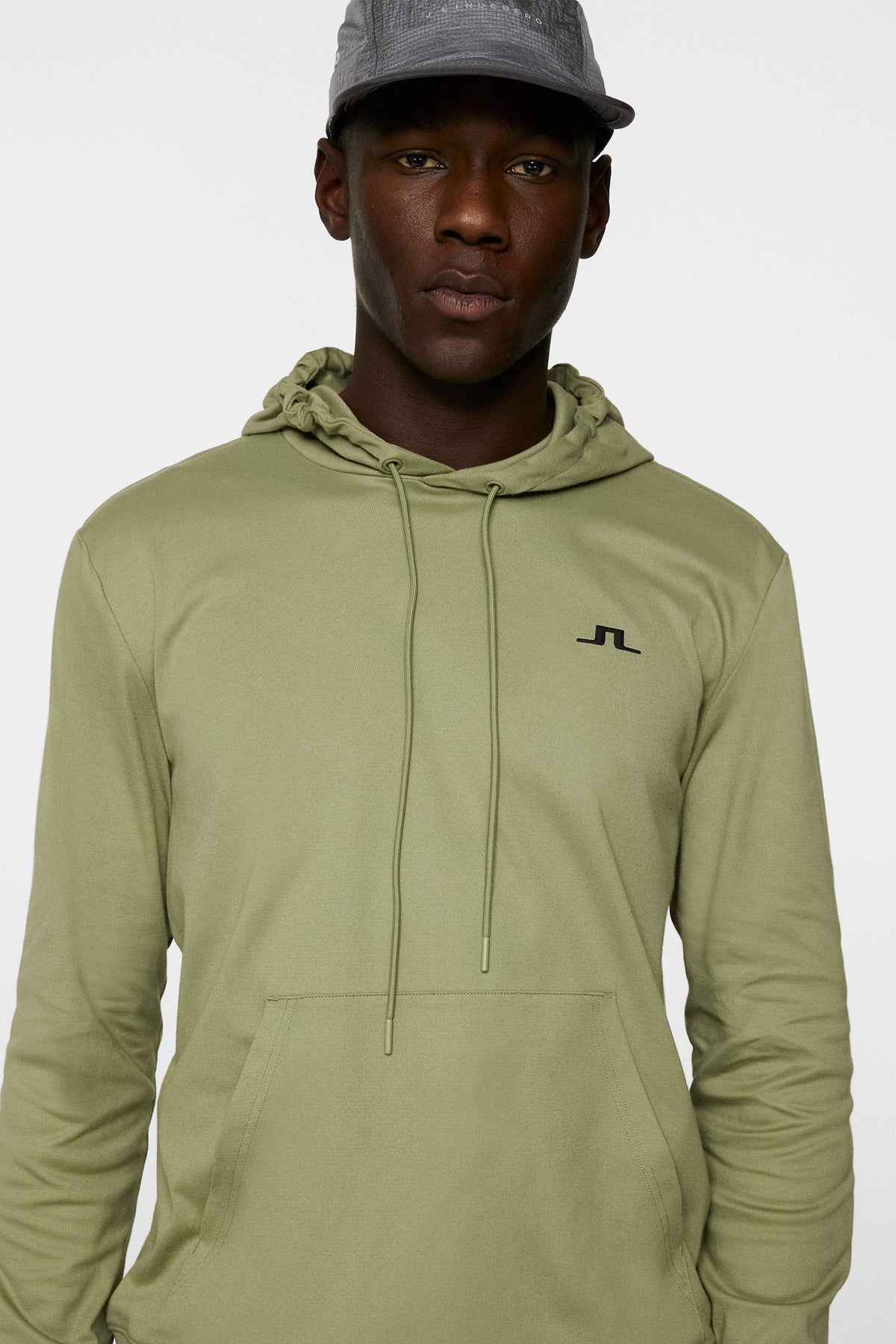 Roland Hood in Oil Green by J.Lindeberg