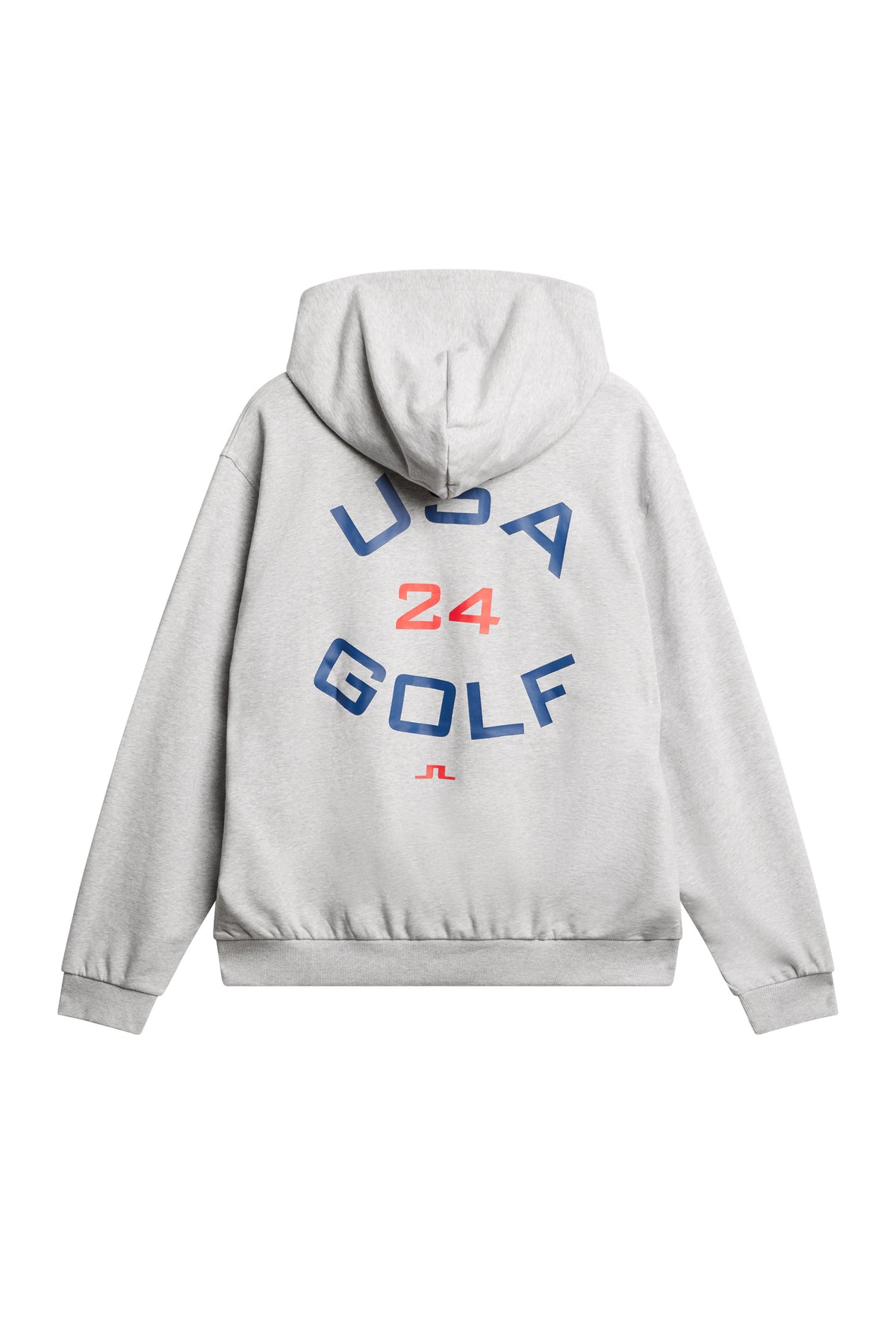 Fabrice Hoodie in Light Grey Melange by J.Lindeberg