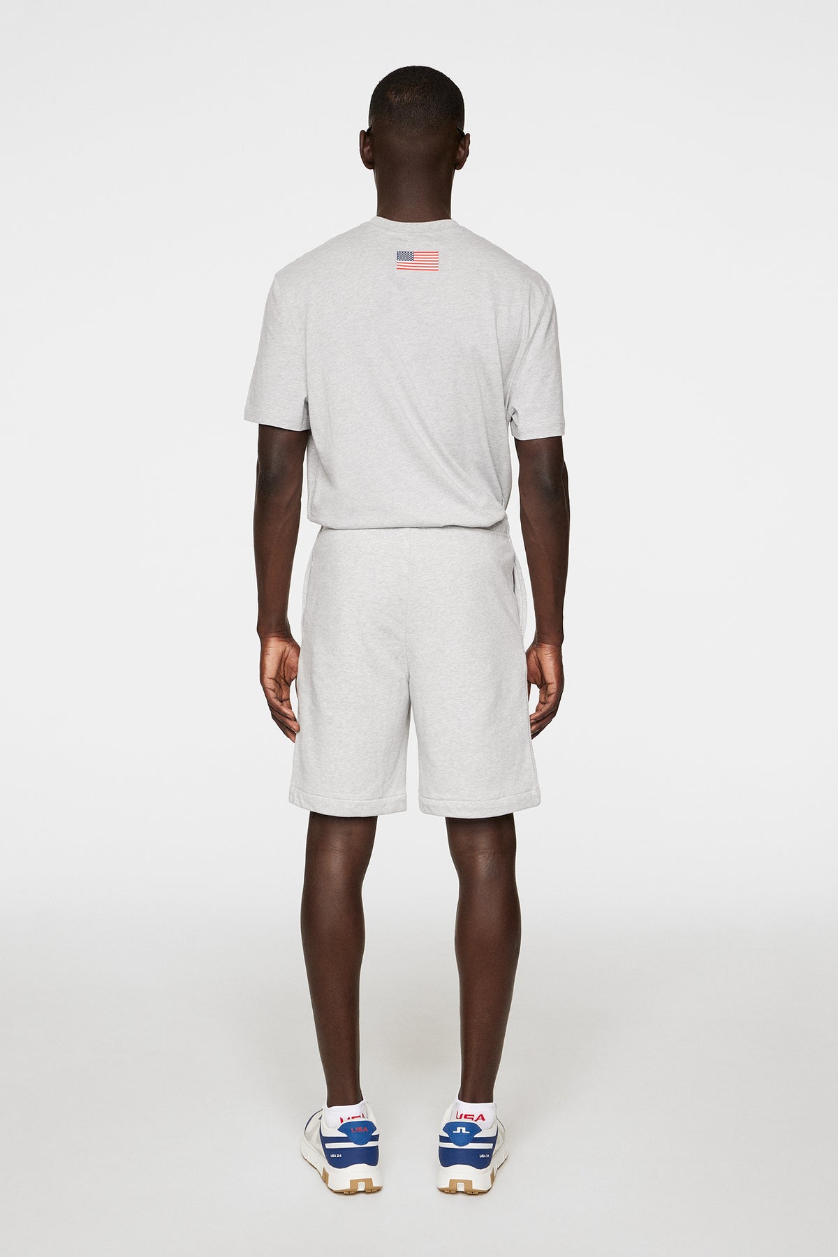 Jacques Shorts in Light Grey Melange by J.Lindeberg
