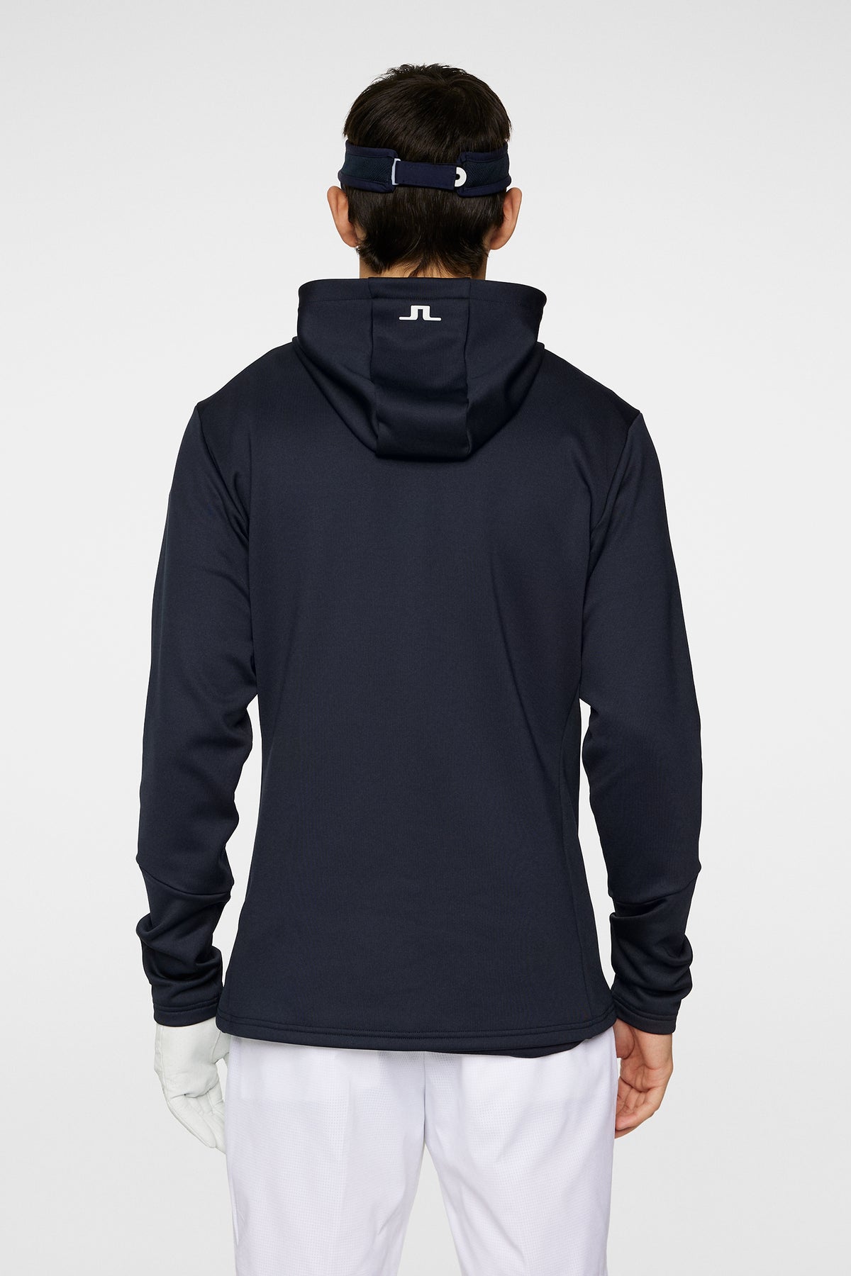Aerial Full Zip Hood in JL Navy by J.Lindeberg