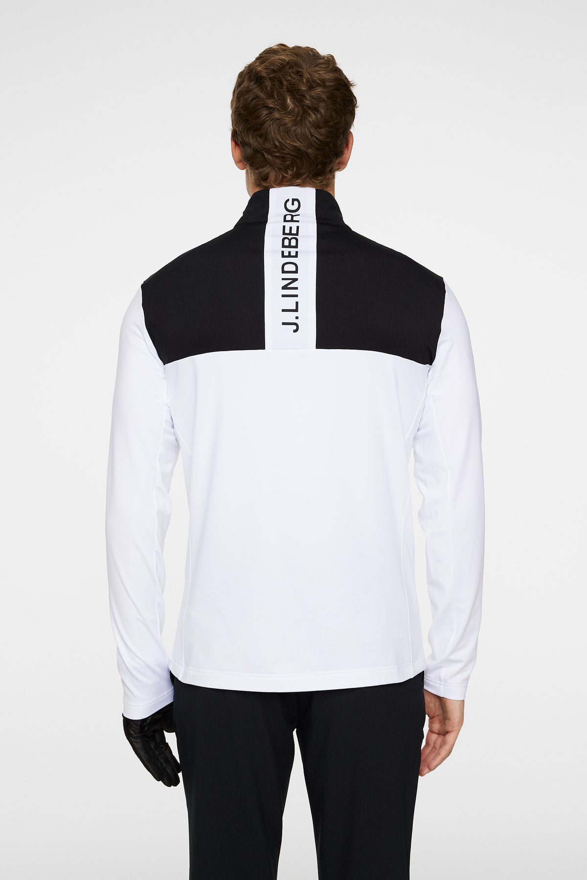 Banks Mid Layer in White by J.Lindeberg