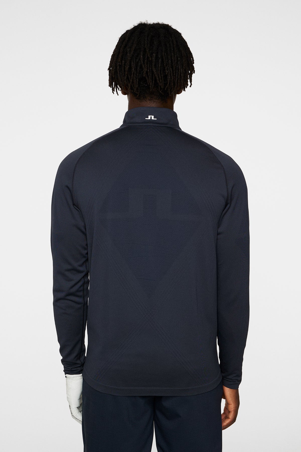 Fay Seamless Mid Layer in JL Navy by J.Lindeberg
