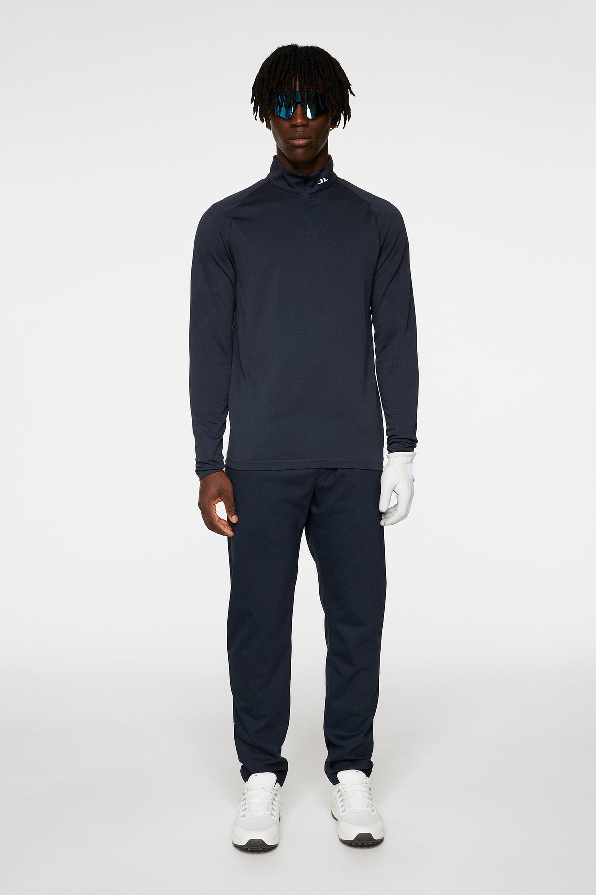 Fay Seamless Mid Layer in JL Navy by J.Lindeberg