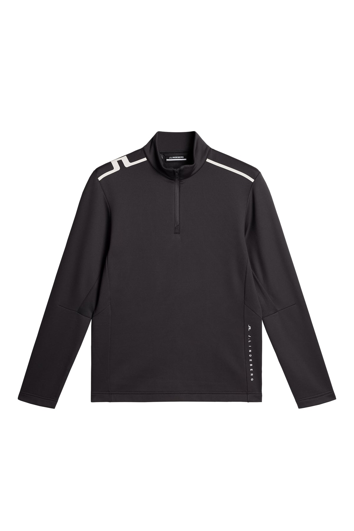Vinnie Quarter Zip Mid Layer in Asphalt by J.Lindeberg