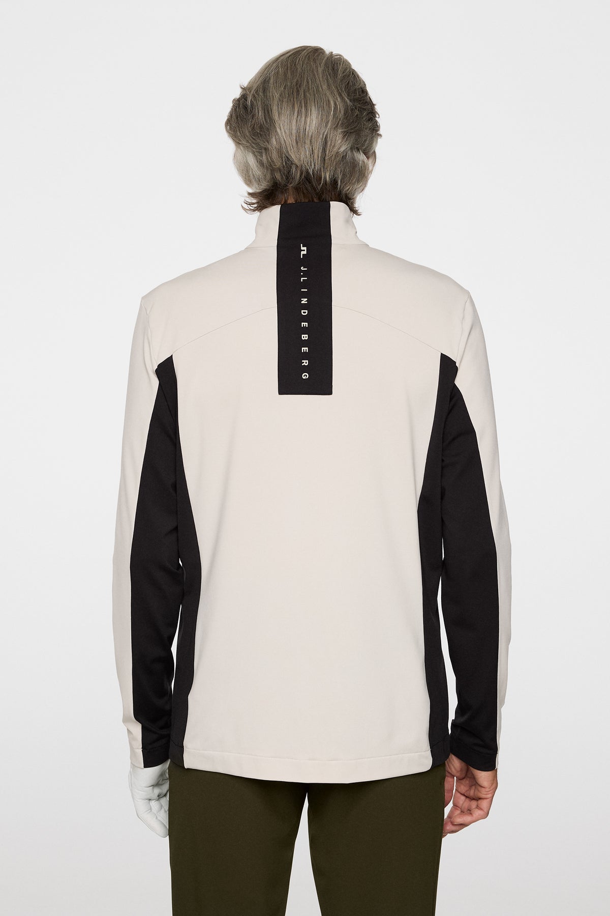 Banks Zip Mid Layer in Moonbeam by J.Lindeberg